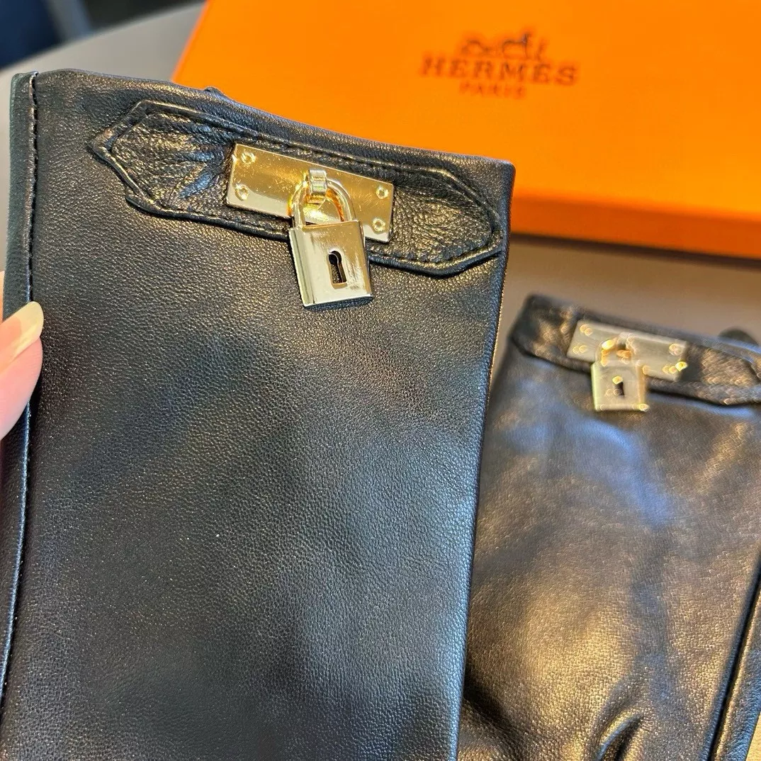 Hermes Gloves For Women Breathable 864
