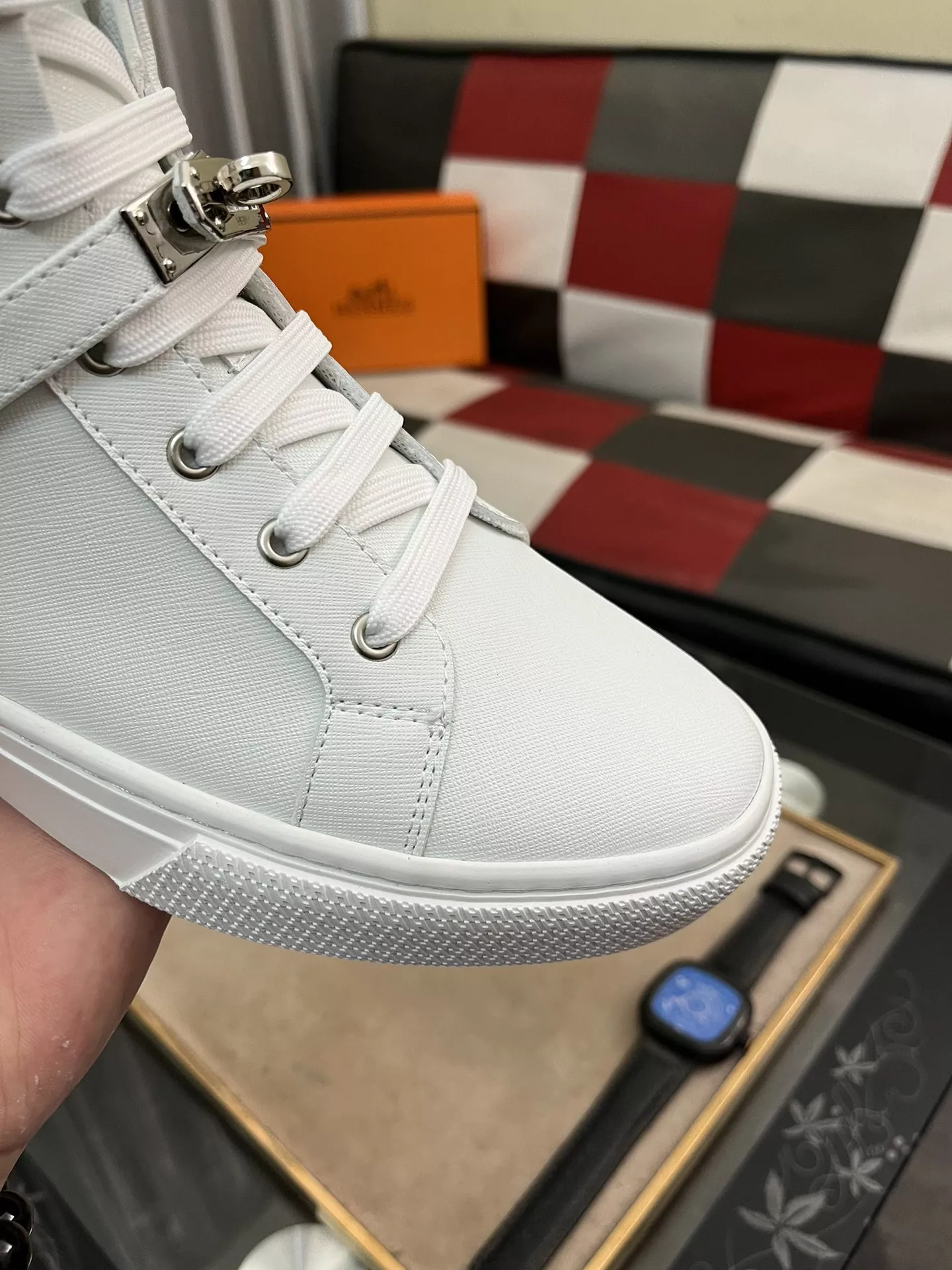 Hermes High Tops Shoes For Men Comfortable 1734