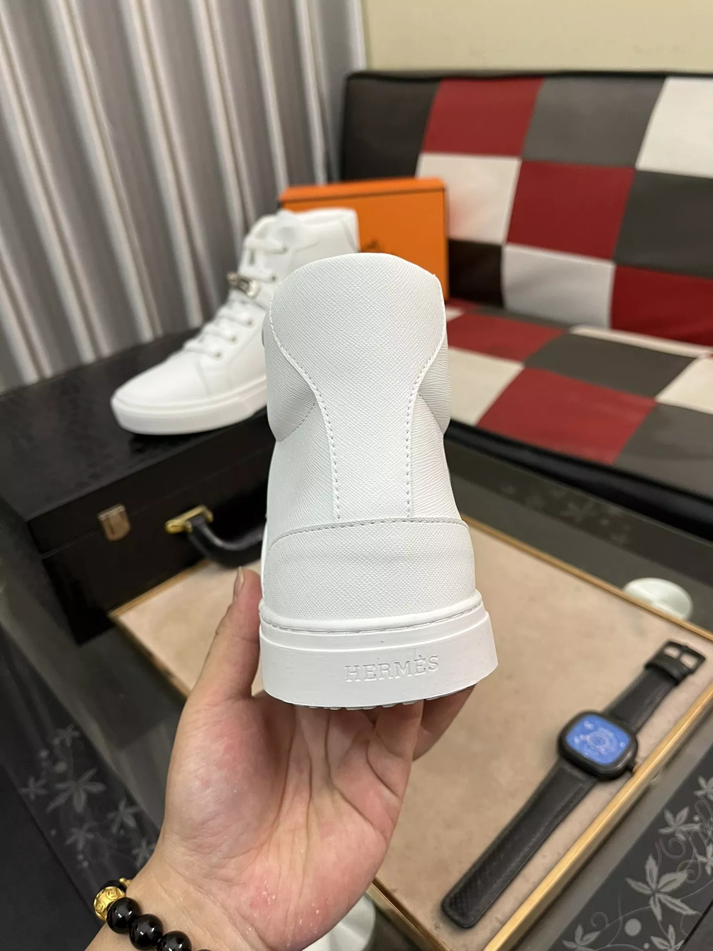 Hermes High Tops Shoes For Men Comfortable 1734