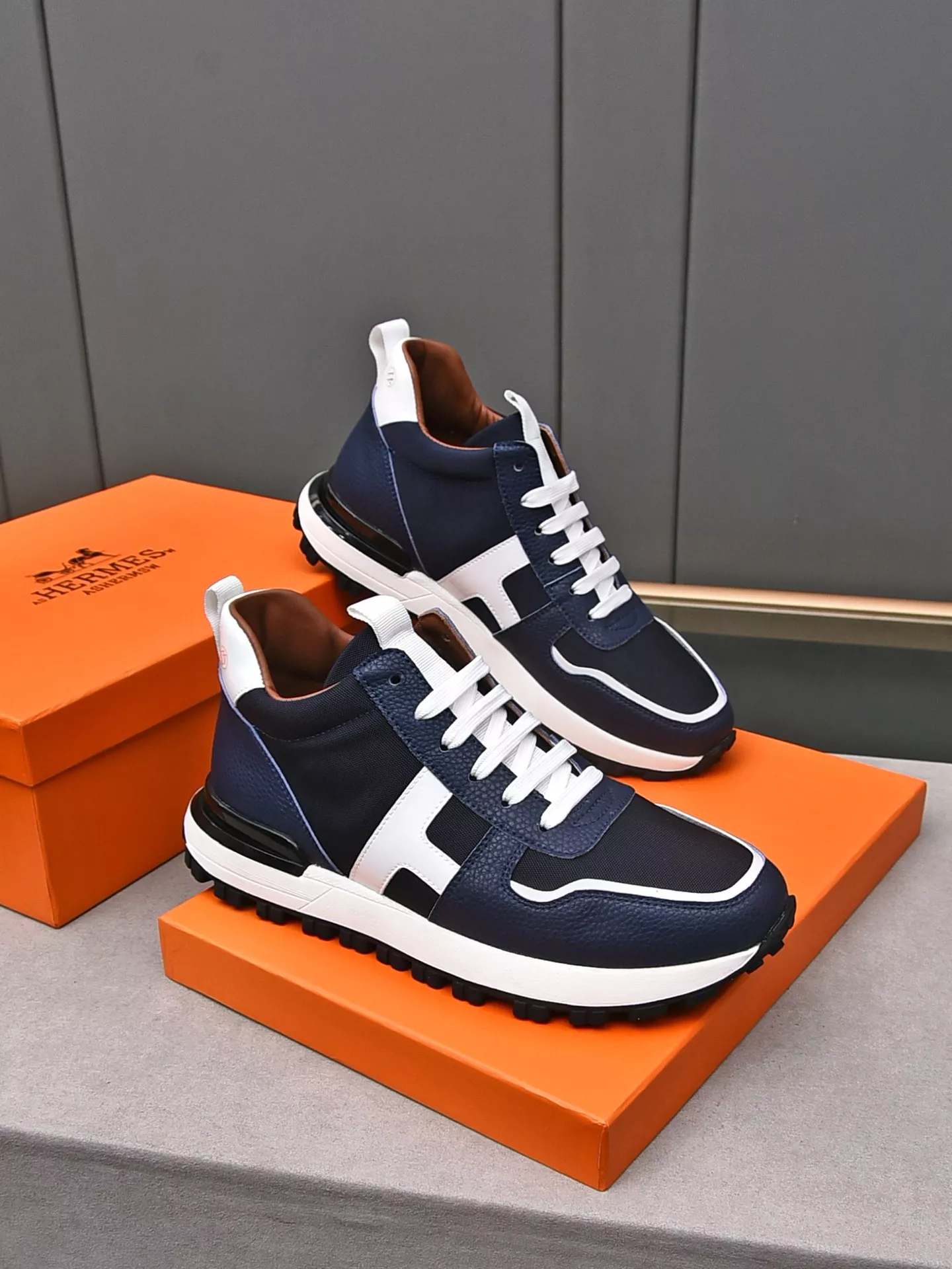 Hermes High Tops Shoes For Men HighQuality 7622
