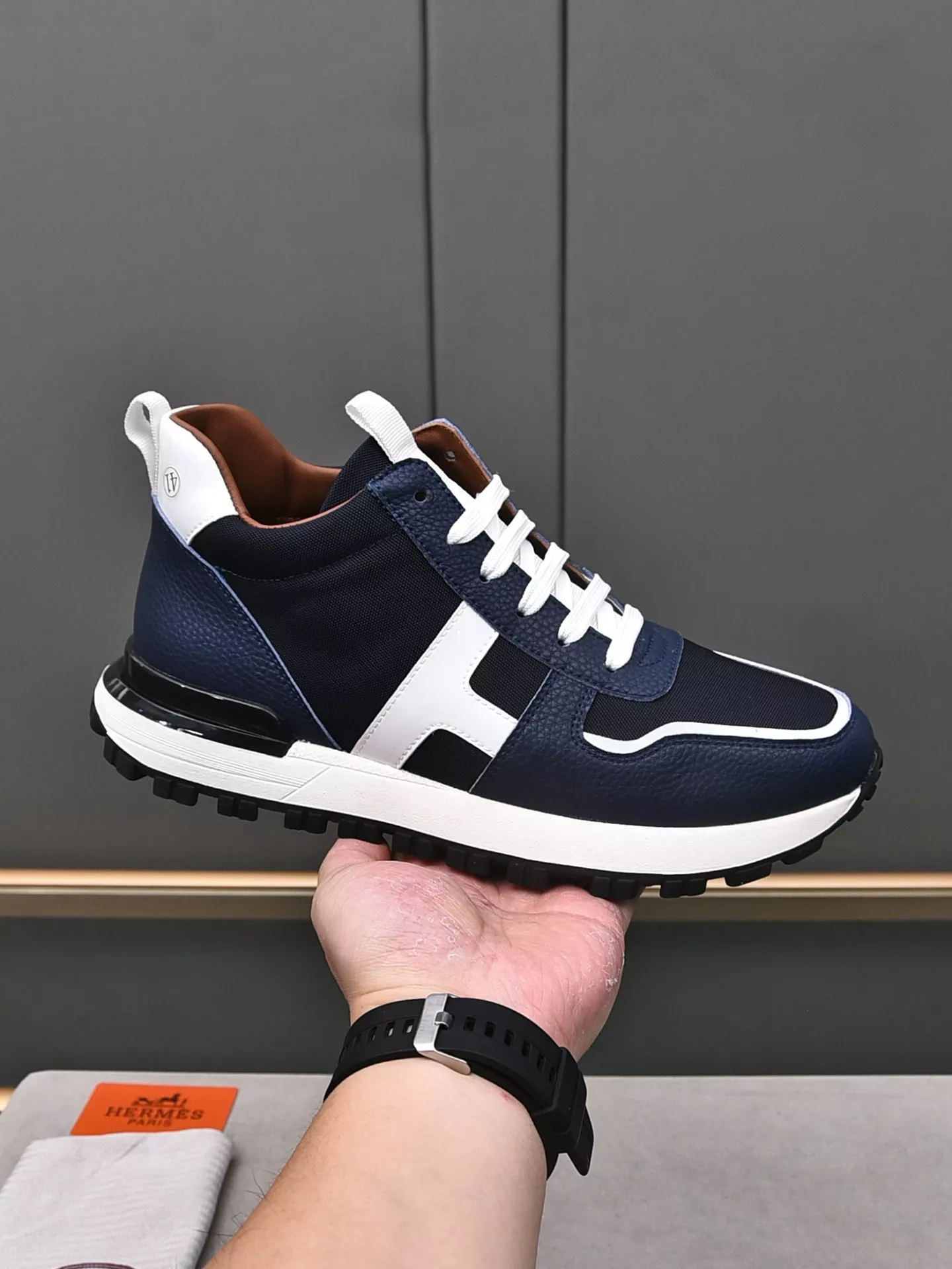 Hermes High Tops Shoes For Men HighQuality 7622