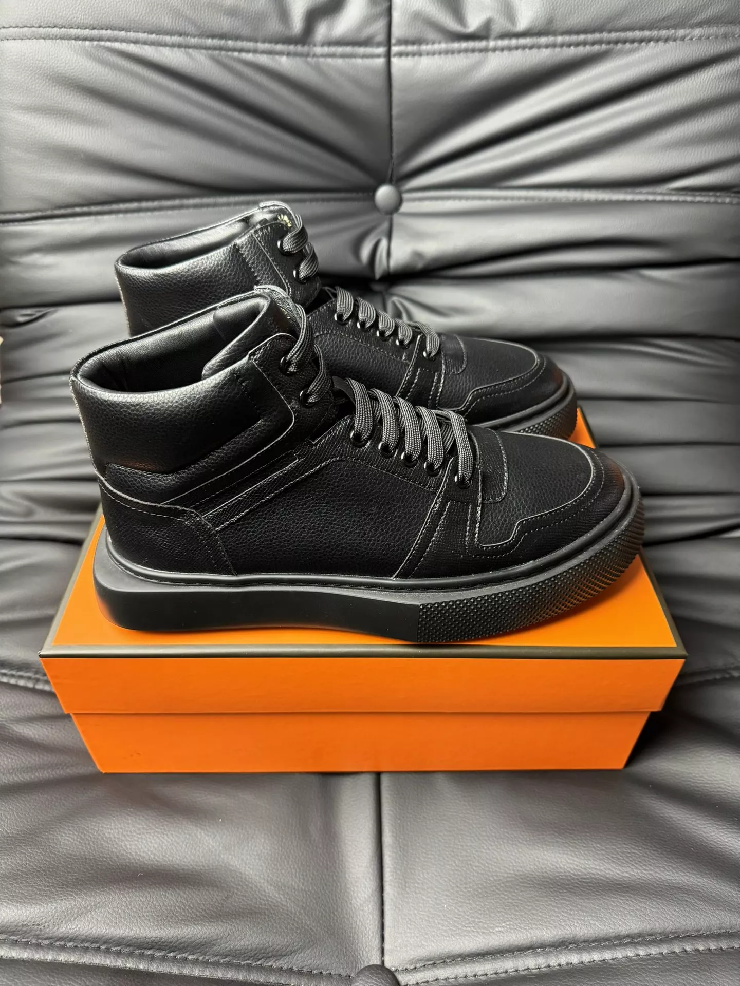 Hermes High Tops Shoes For Men Minimalist 2811