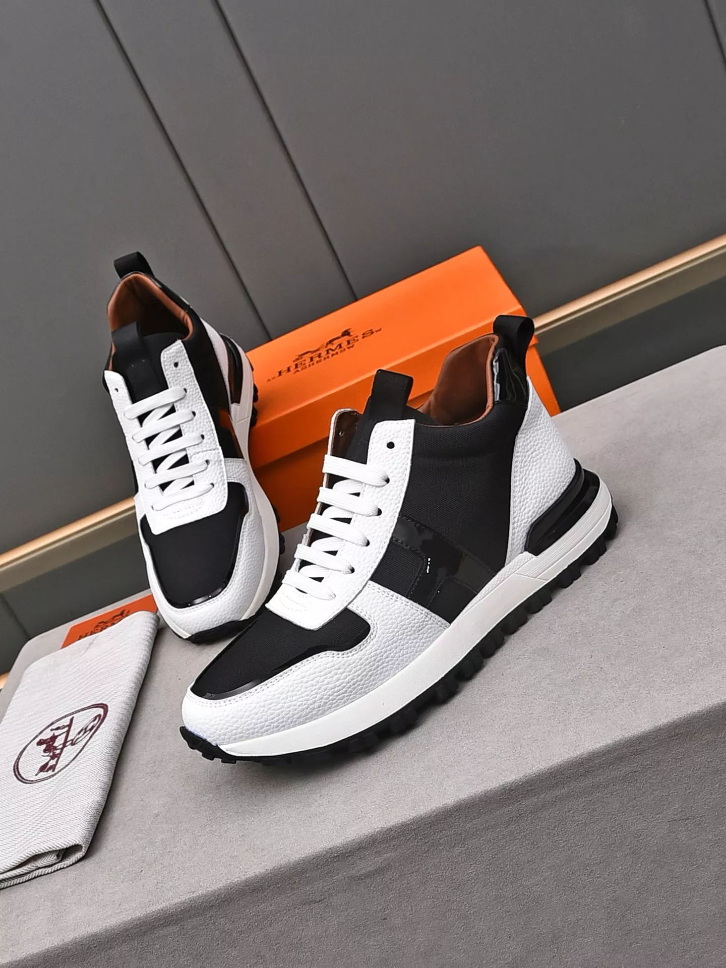 Hermes High Tops Shoes For Men Modern 8981