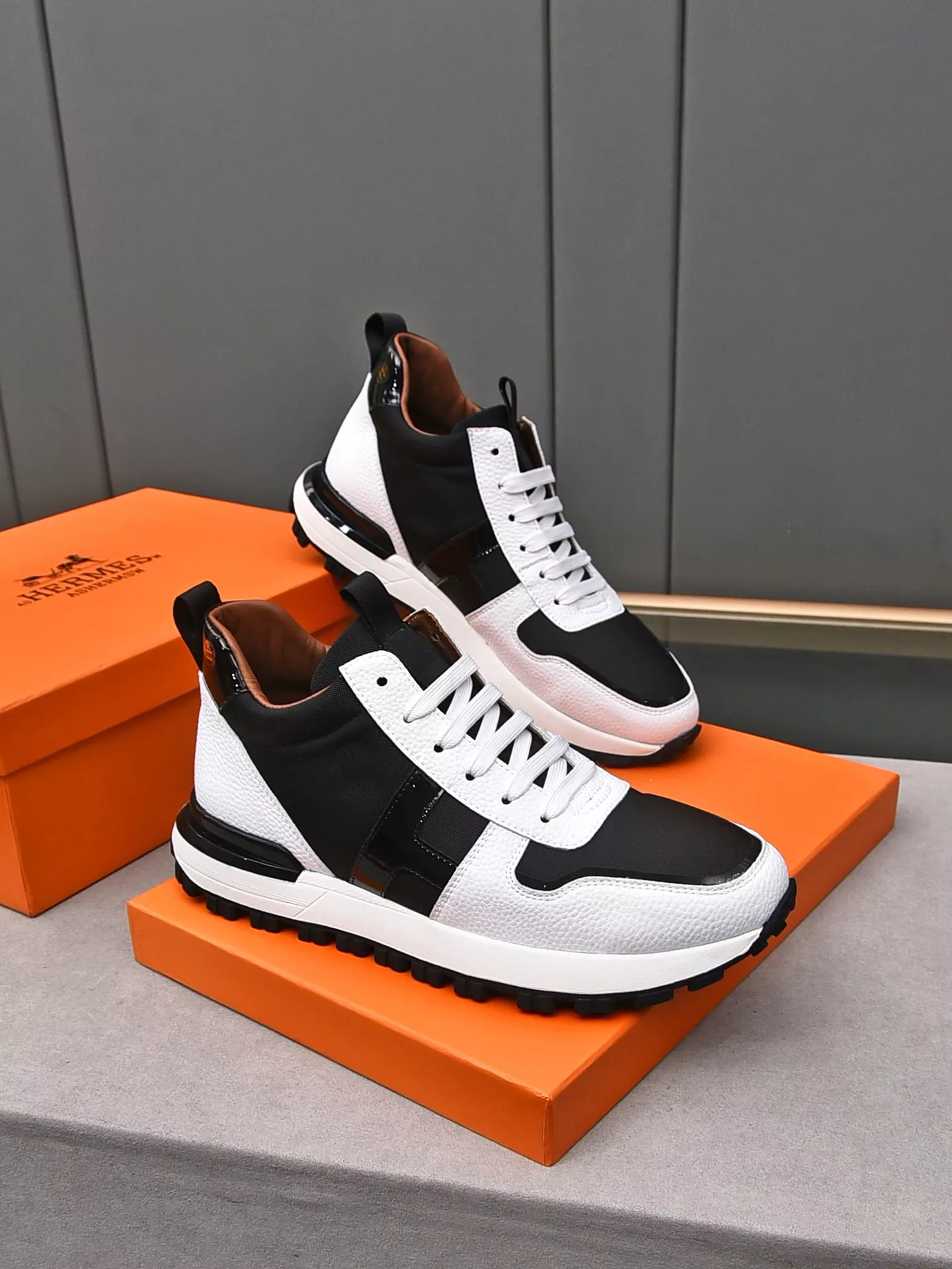Hermes High Tops Shoes For Men Modern 8981