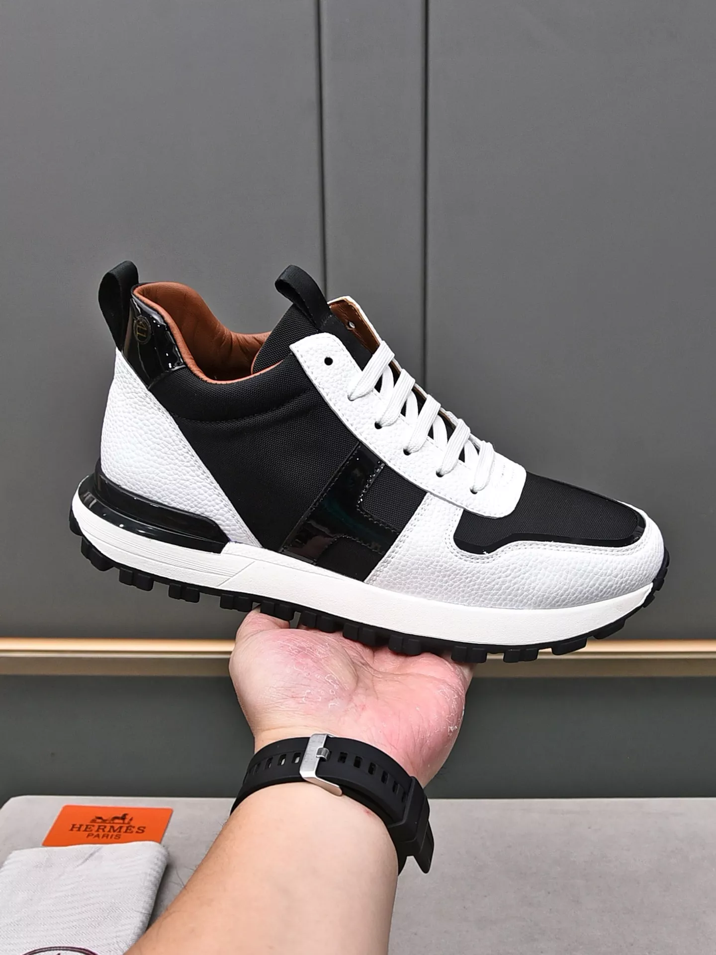 Hermes High Tops Shoes For Men Modern 8981