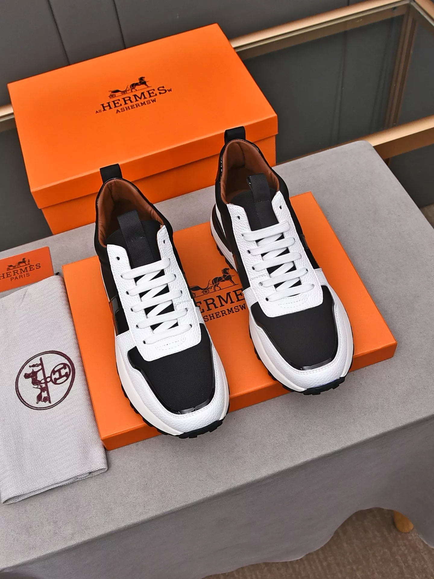 Hermes High Tops Shoes For Men Modern 8981