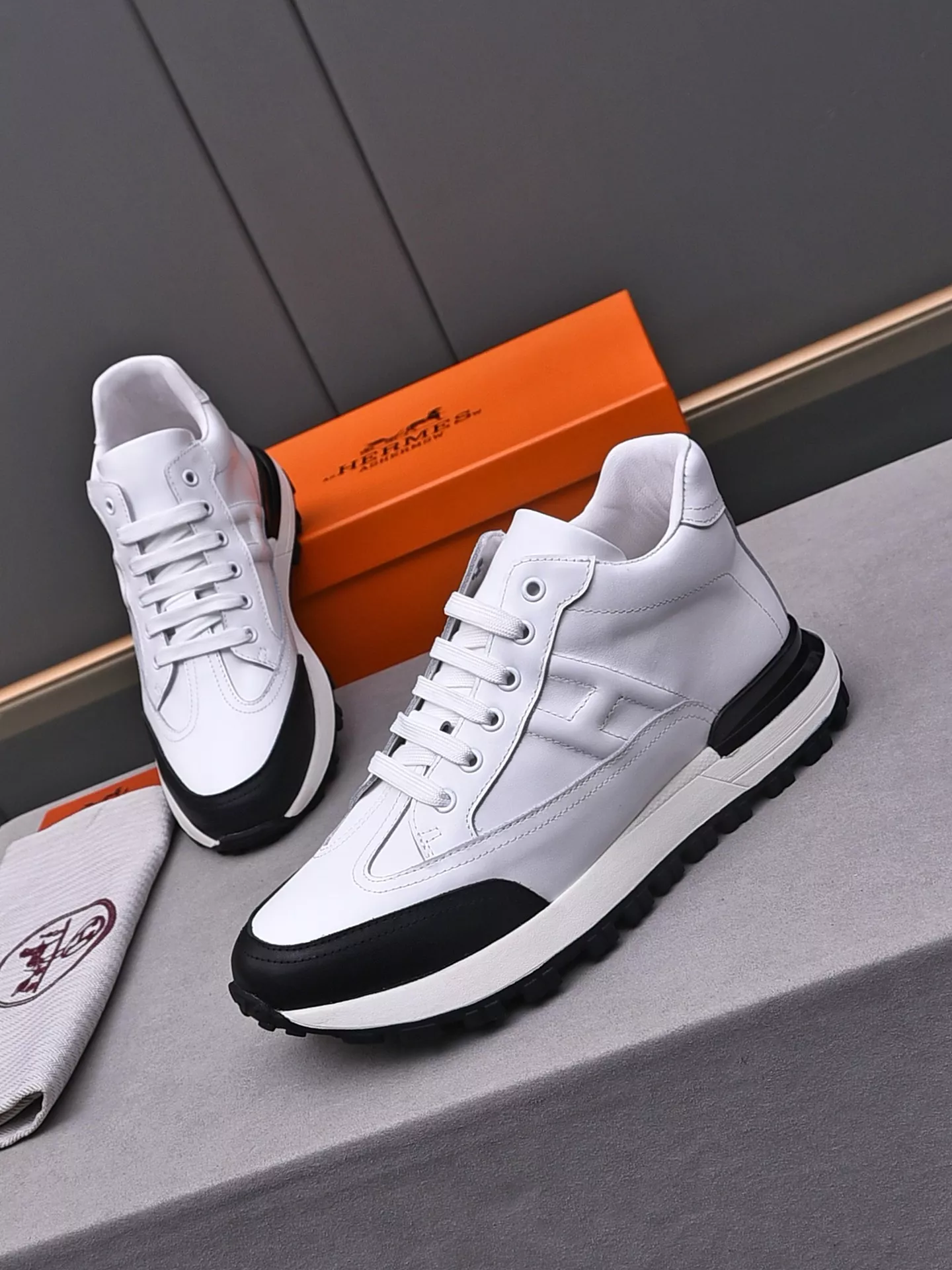 Hermes High Tops Shoes For Men Modern 9153