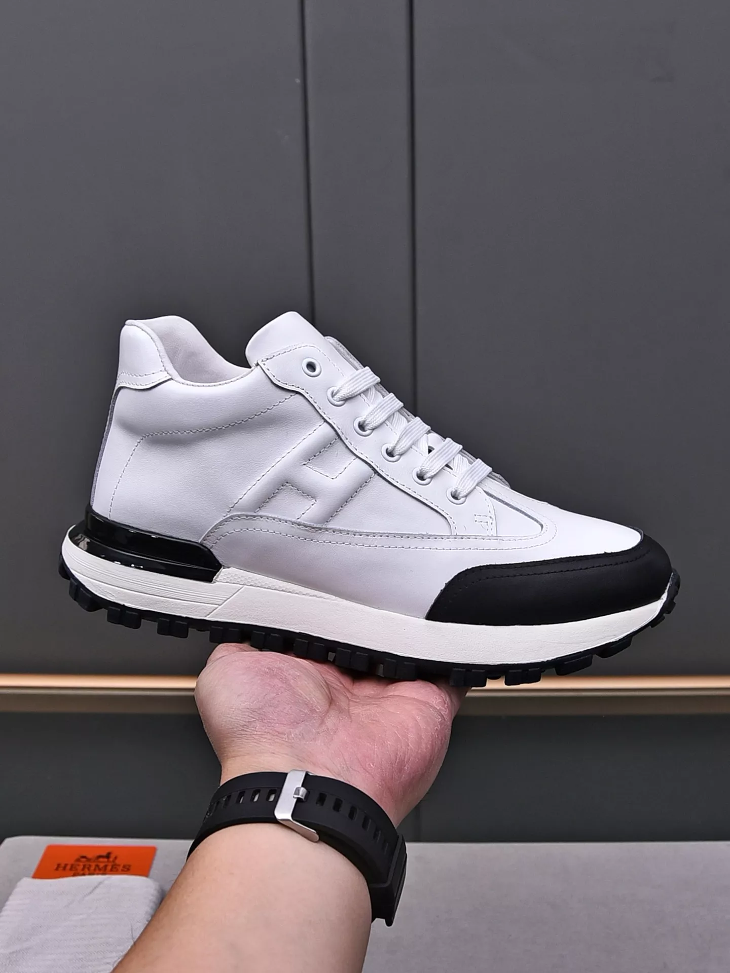 Hermes High Tops Shoes For Men Modern 9153