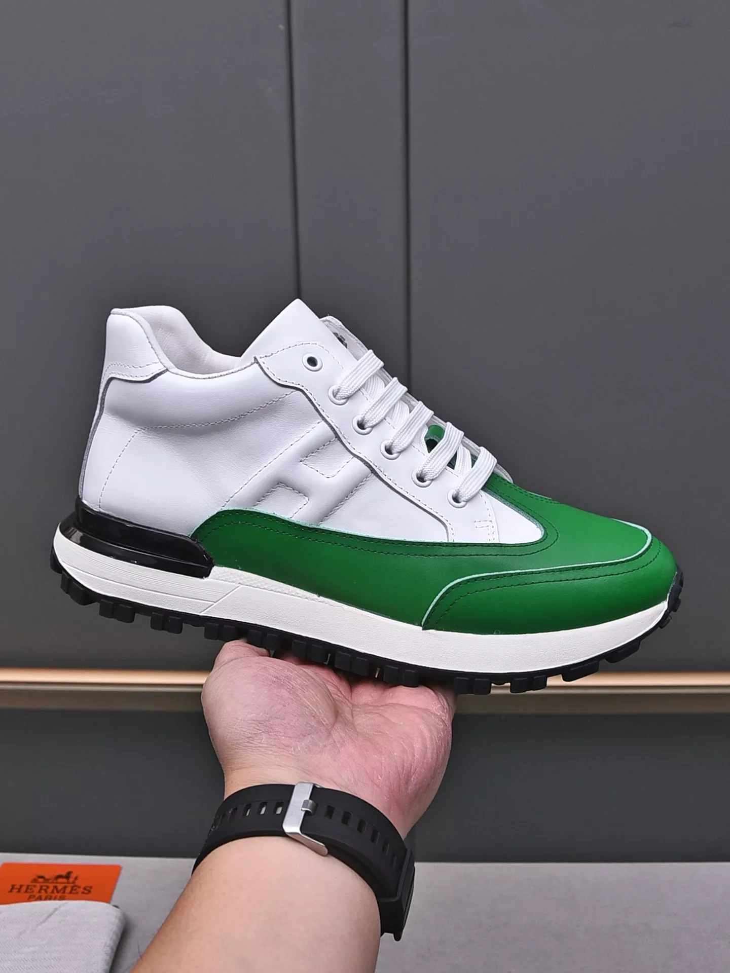Hermes High Tops Shoes For Men SmartChoice 777