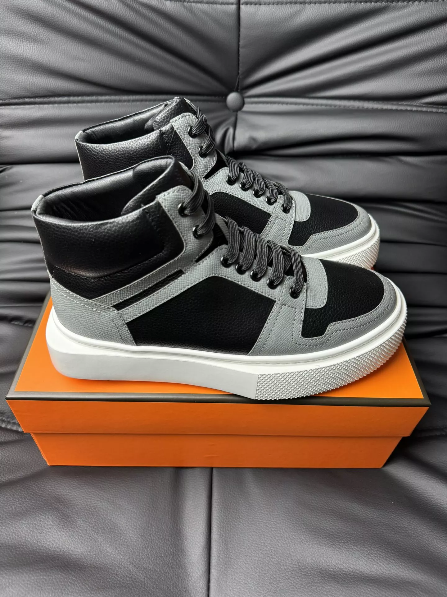 Hermes High Tops Shoes For Men Soft 525