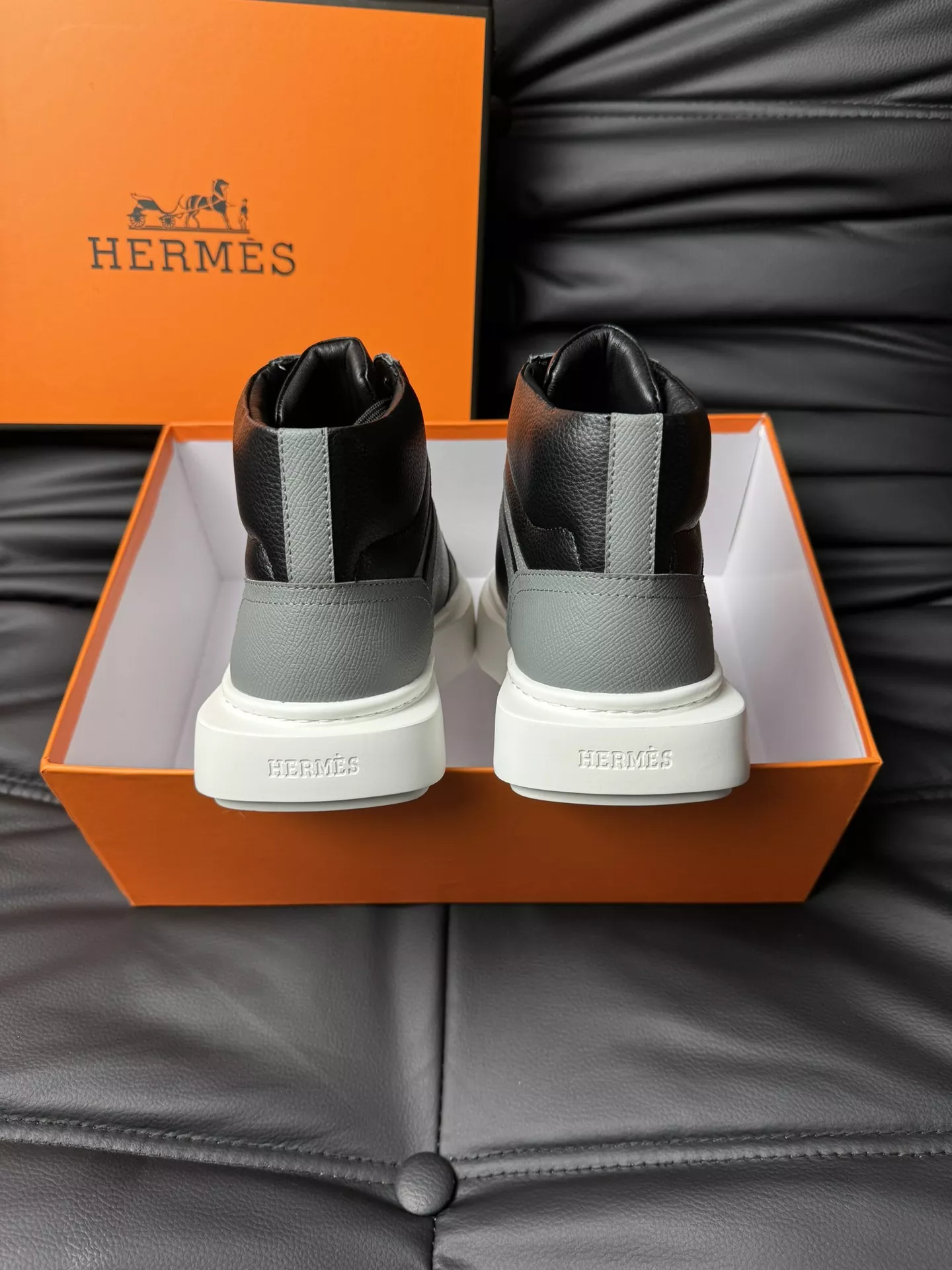 Hermes High Tops Shoes For Men Soft 525