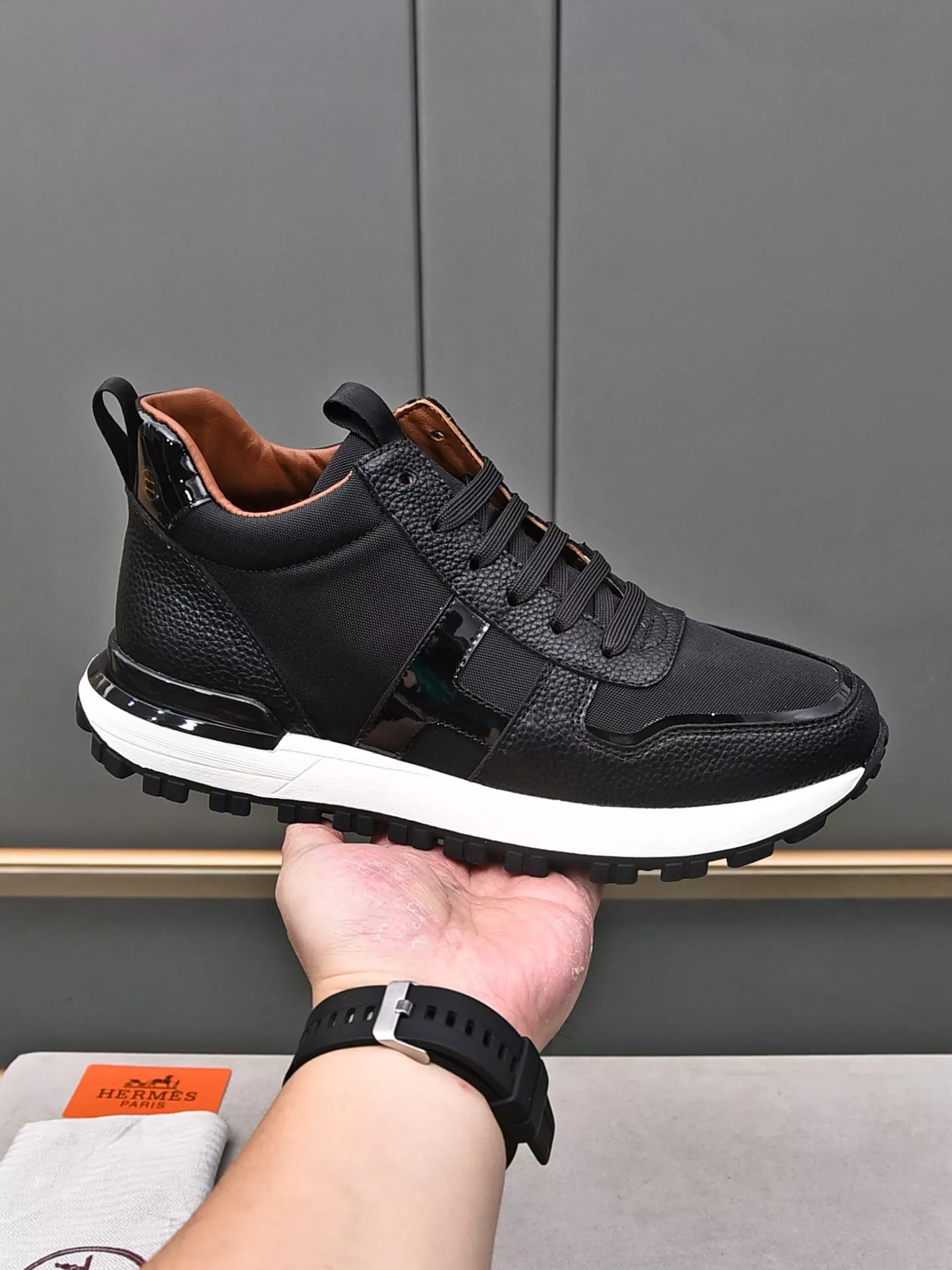 Hermes High Tops Shoes For Men Unique 7747