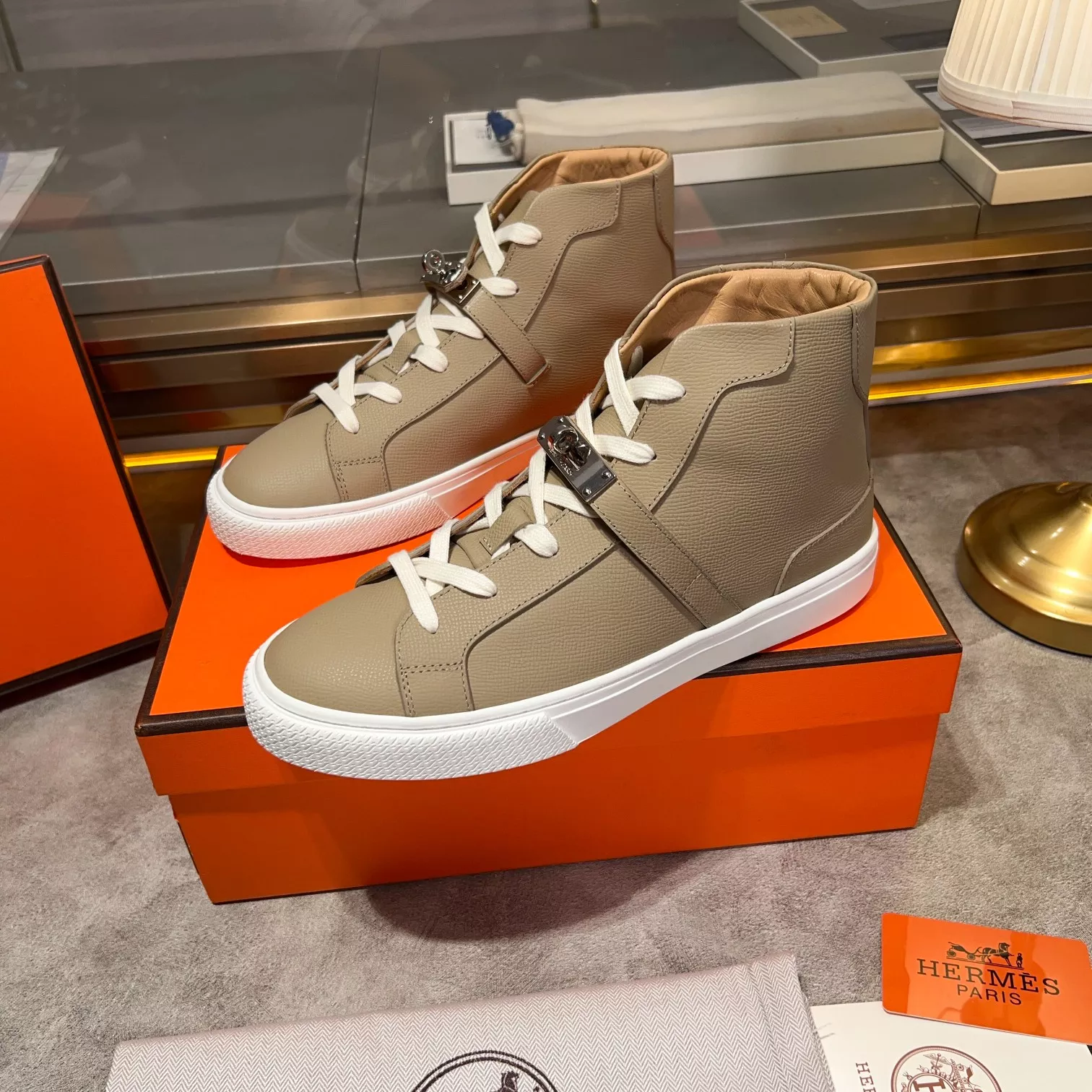 Hermes High Tops Shoes For Men Unique 7948