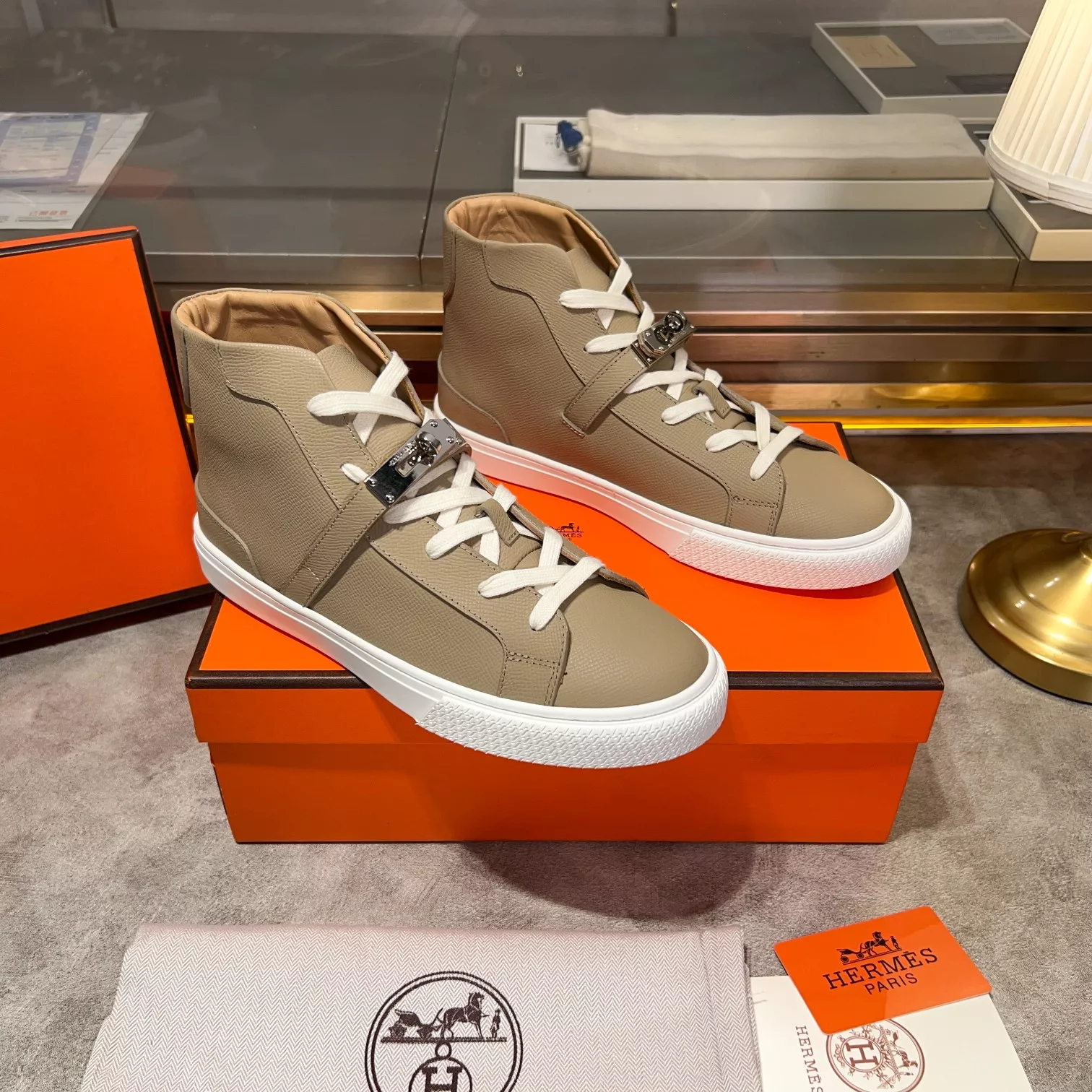 Hermes High Tops Shoes For Men Unique 7948