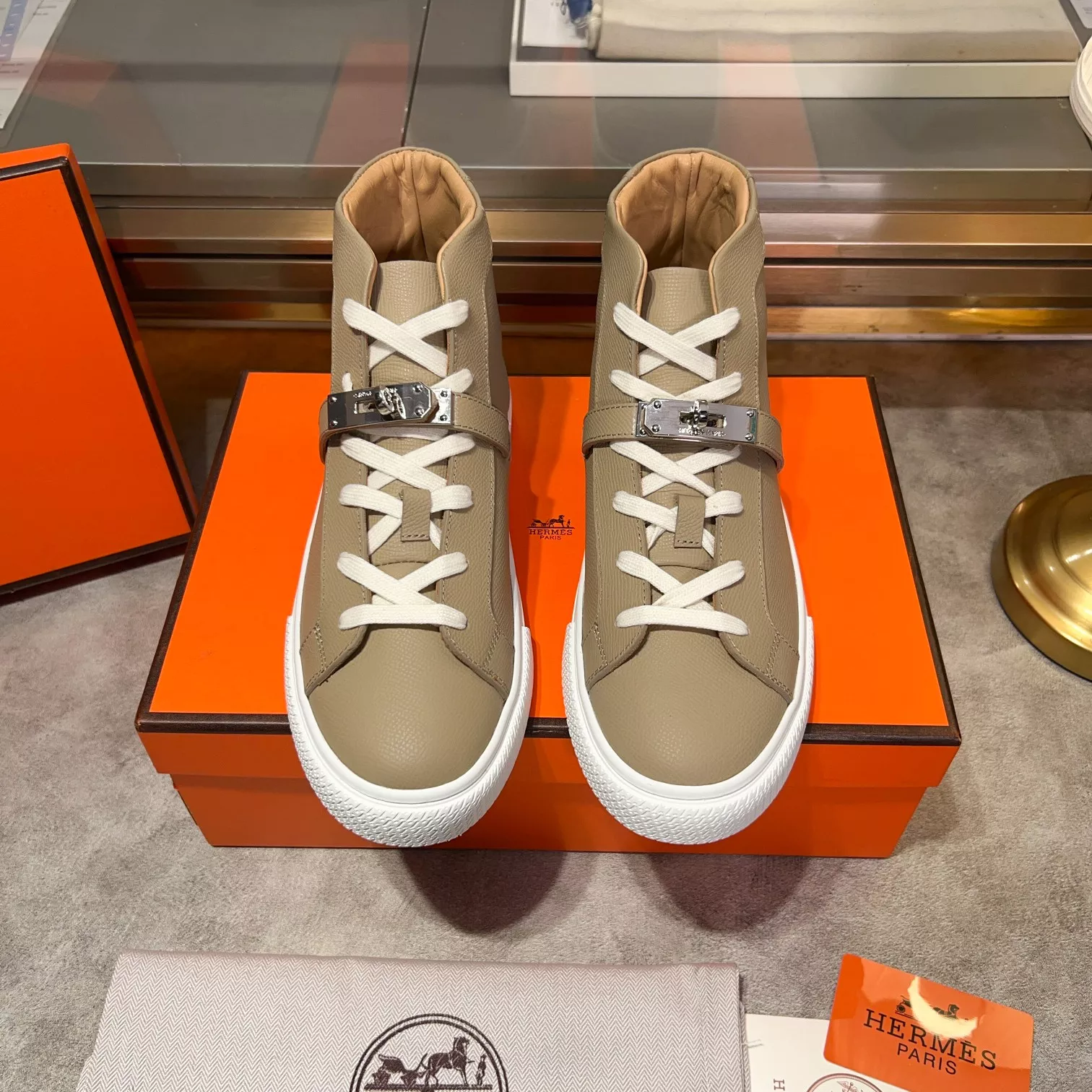 Hermes High Tops Shoes For Men Unique 7948