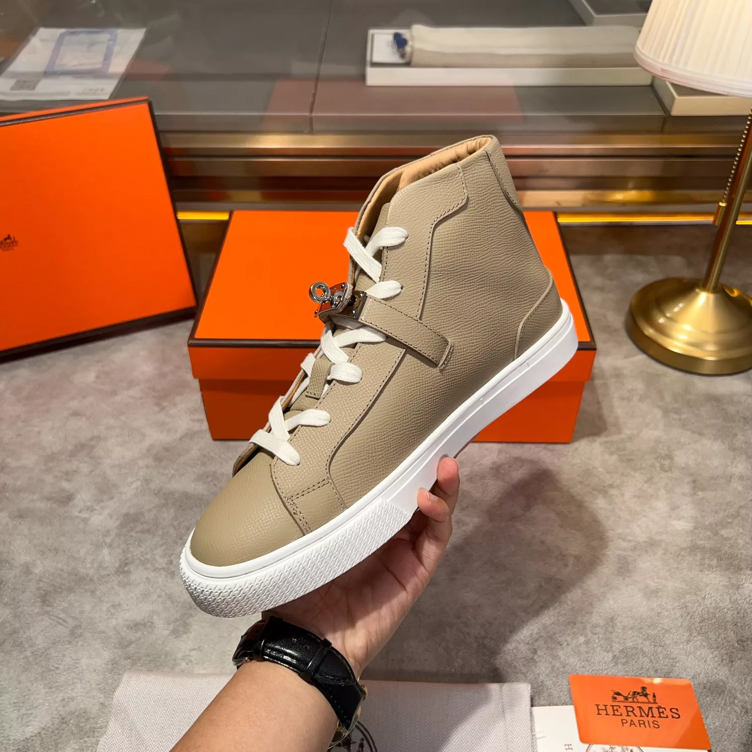 Hermes High Tops Shoes For Men Unique 7948