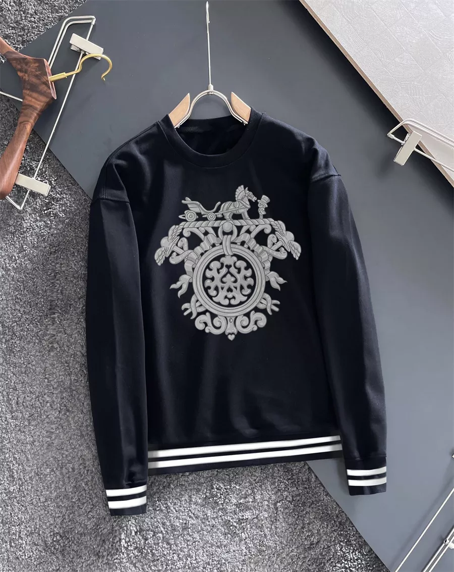 Hermes Hoodies Long Sleeved For Men Popular 8073