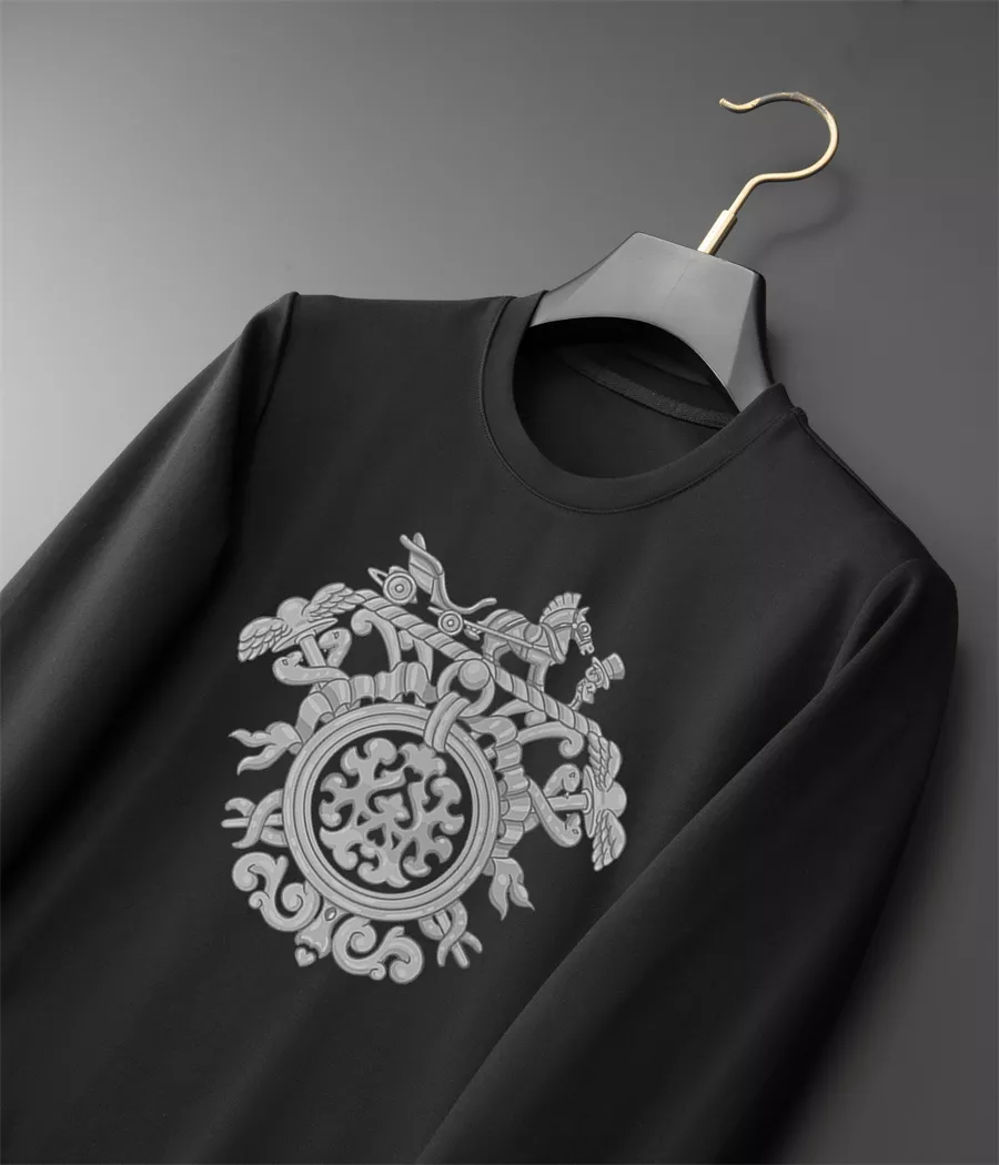 Hermes Hoodies Long Sleeved For Men Popular 8073