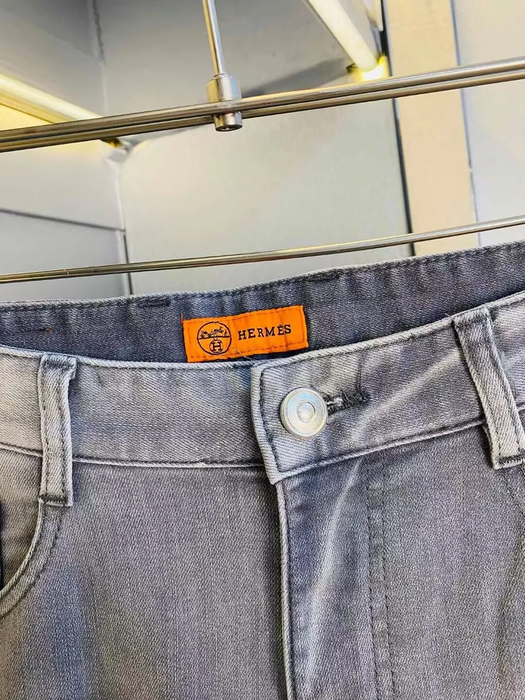 Hermes Jeans For Men Vibrant 5379