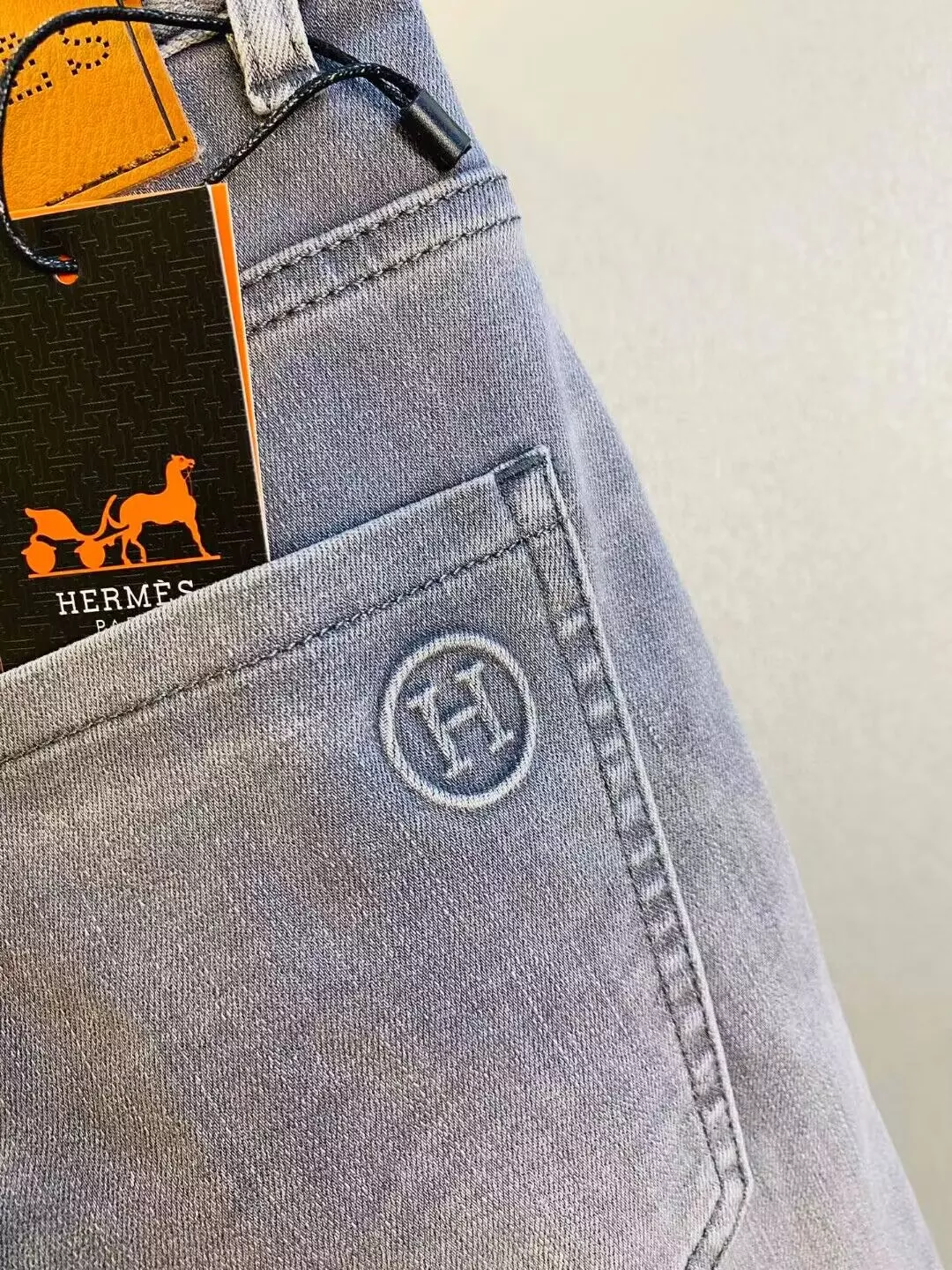 Hermes Jeans For Men Vibrant 5379