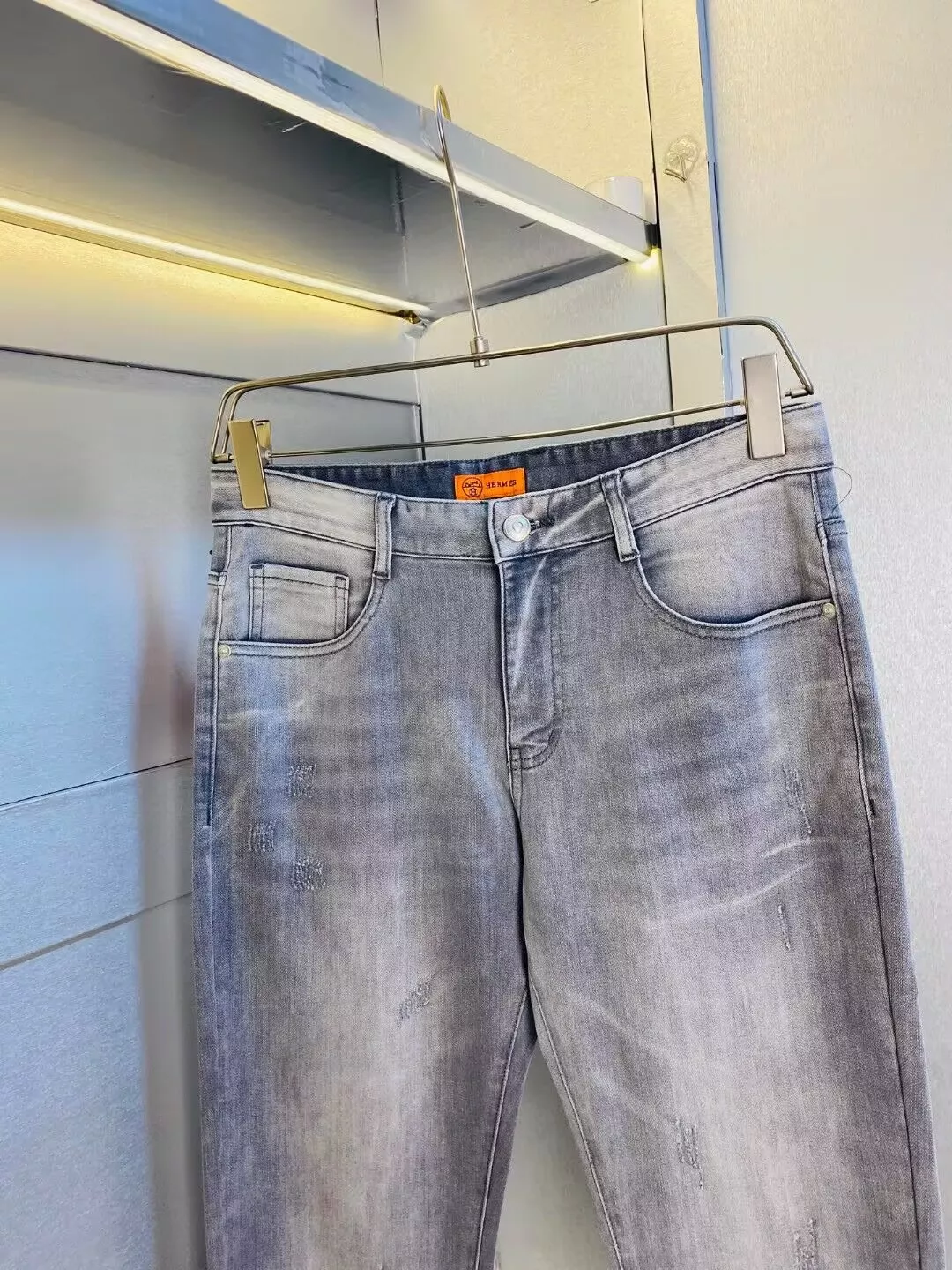 Hermes Jeans For Men Vibrant 5379