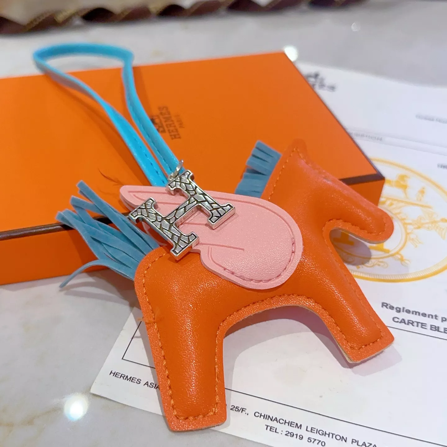 Hermes Key Holder And Bag Buckle Cozy 9333