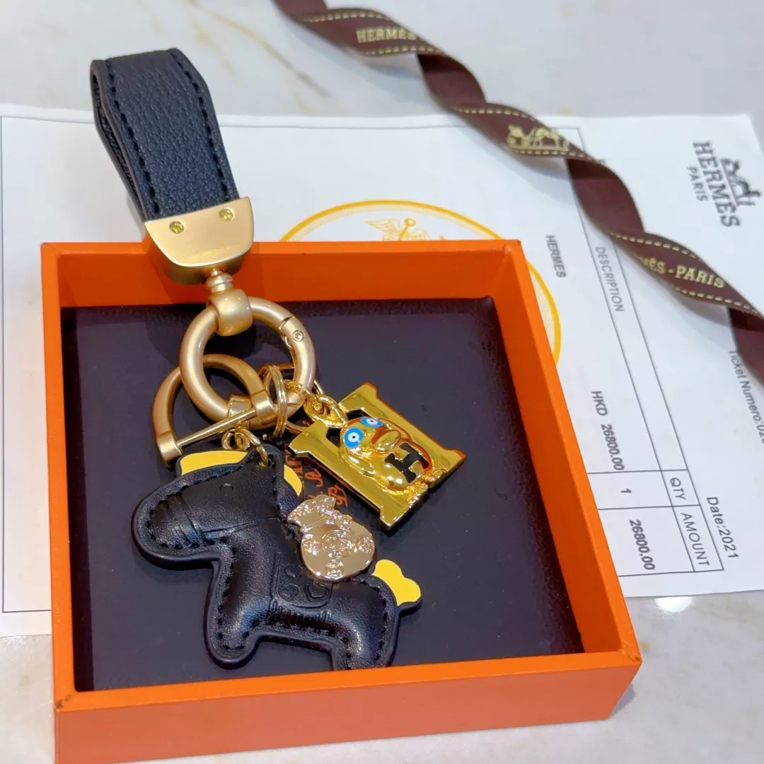 Hermes Key Holder And Bag Buckle Elegant 343
