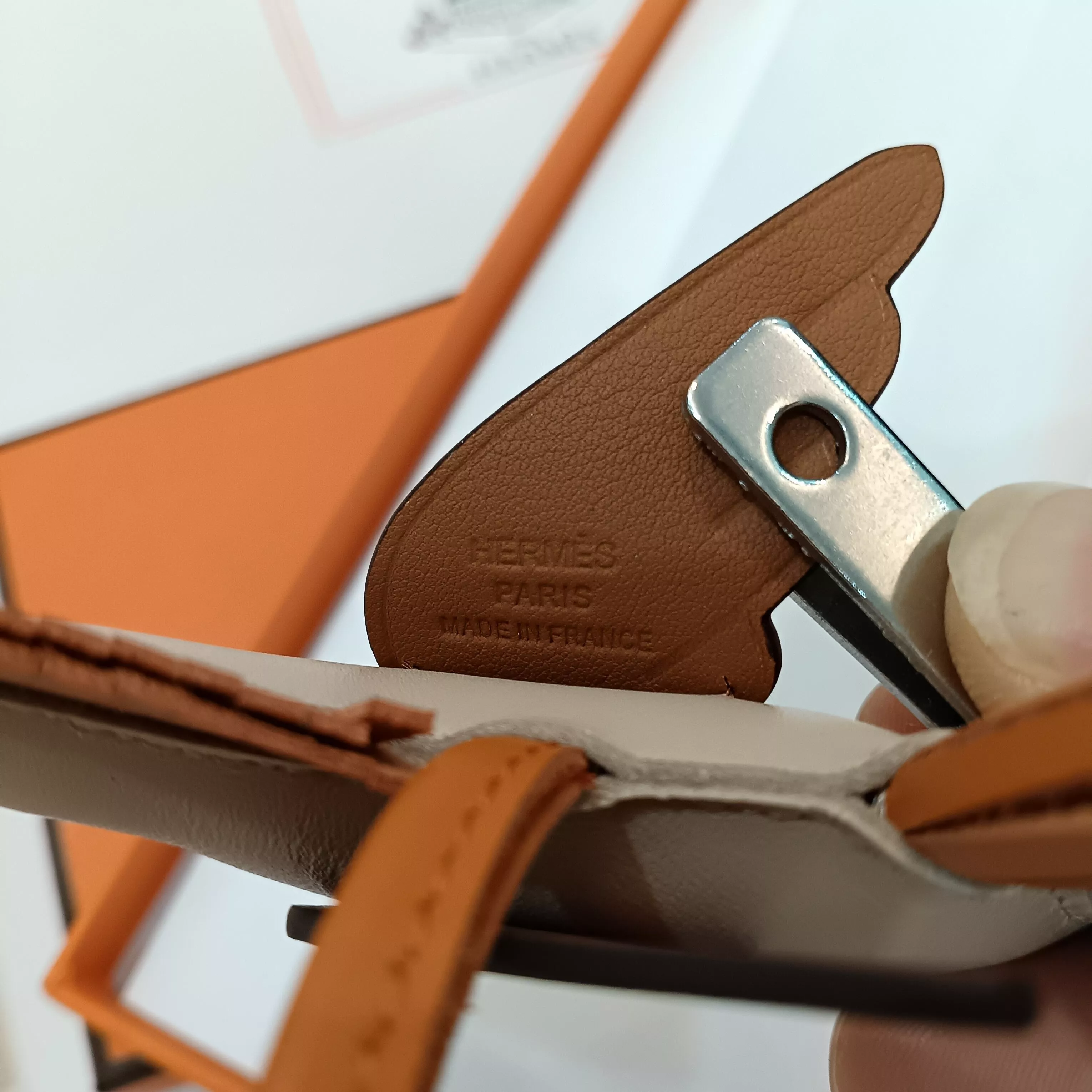 Hermes Key Holder And Bag Buckle Flexible 1756