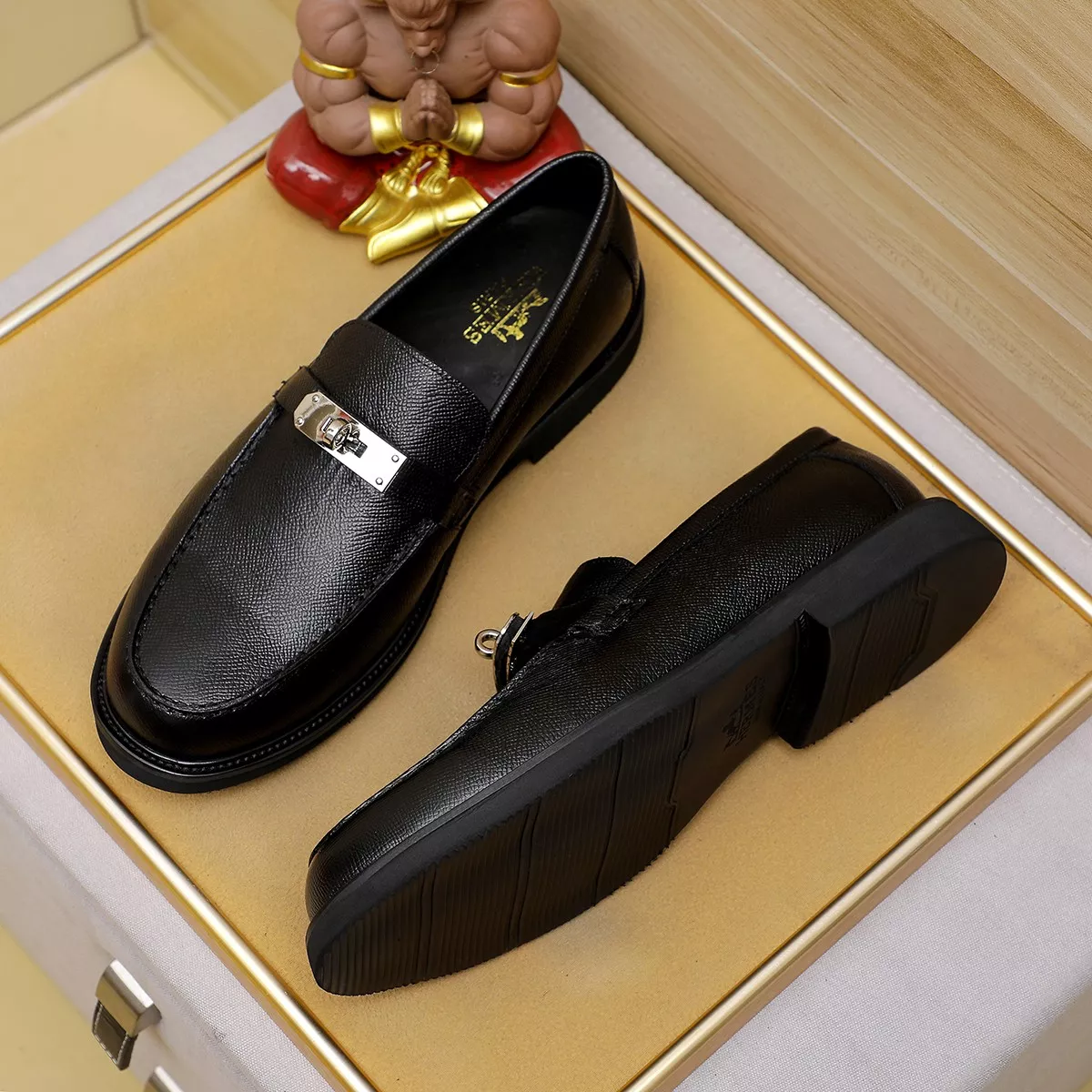 Hermes Leather Shoes For Men Affordable 1228