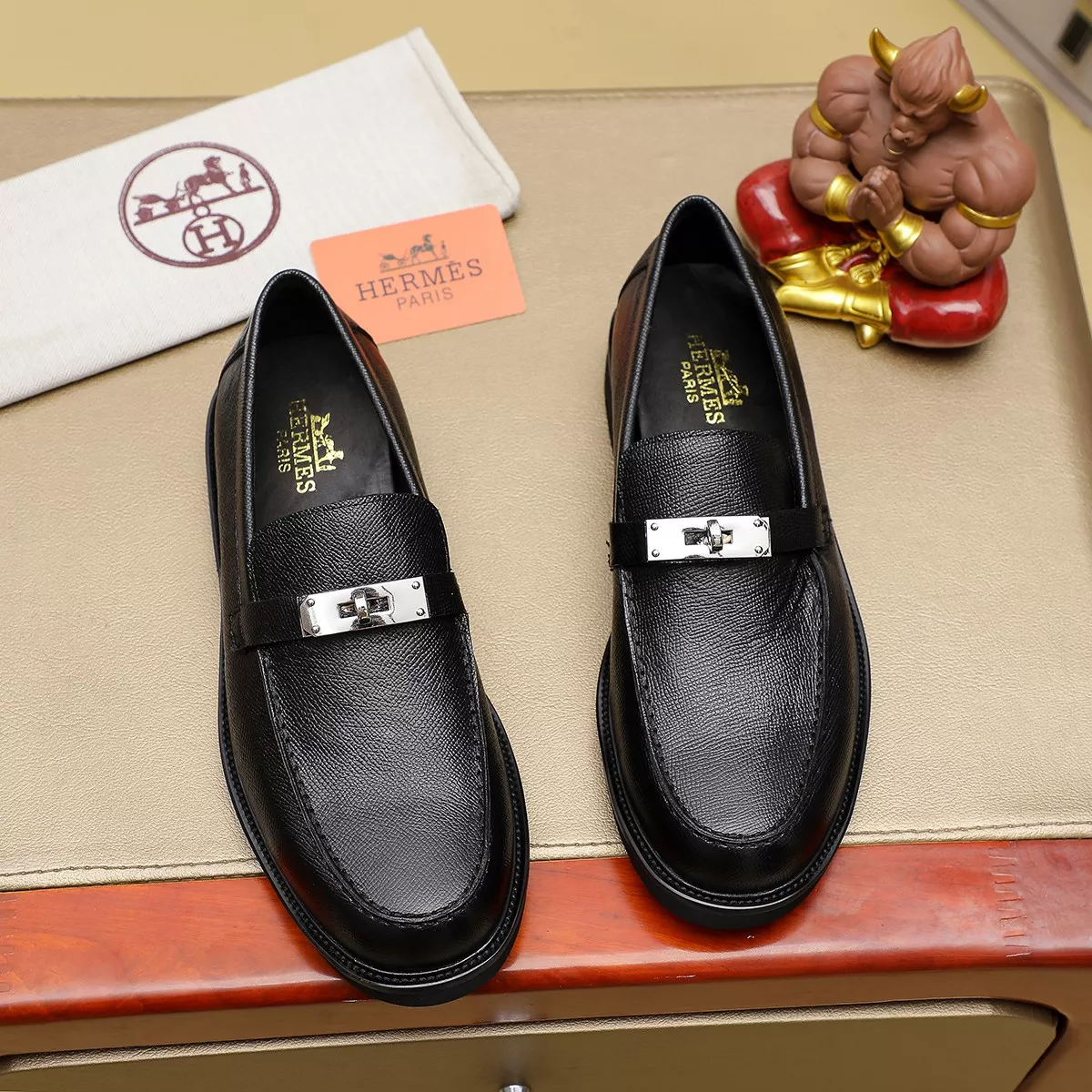 Hermes Leather Shoes For Men Affordable 1228