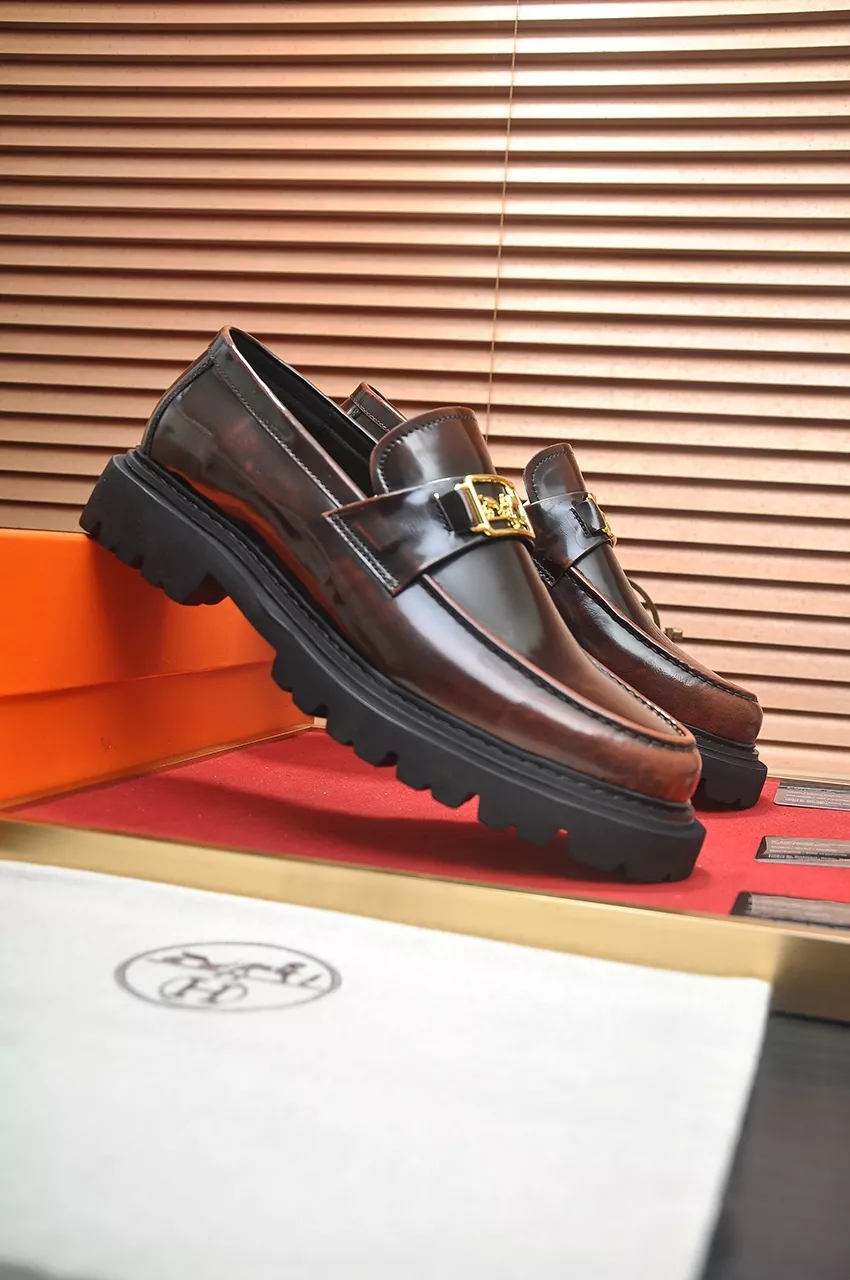 Hermes Leather Shoes For Men Comfortable 1820