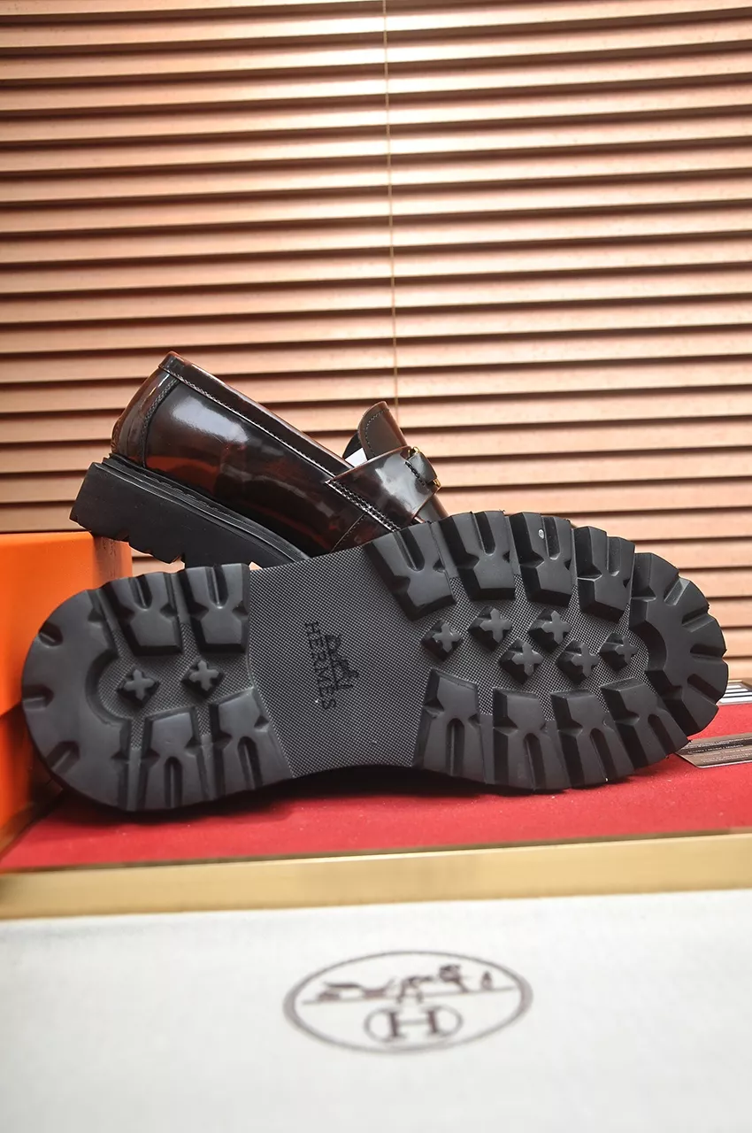 Hermes Leather Shoes For Men Comfortable 1820