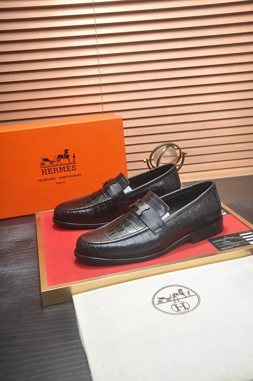 Hermes Leather Shoes For Men Comfortable 7268