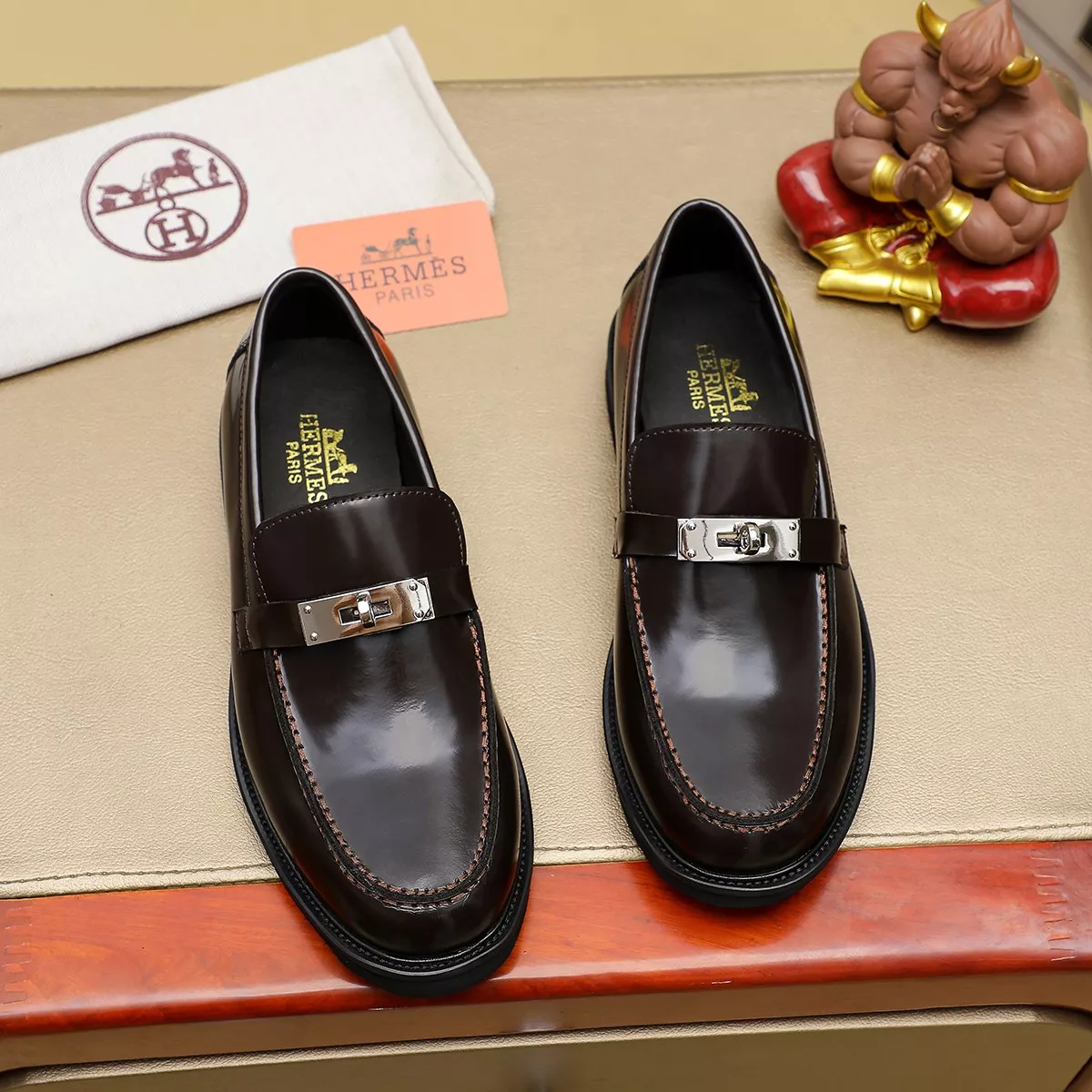 Hermes Leather Shoes For Men DailyWear 3486