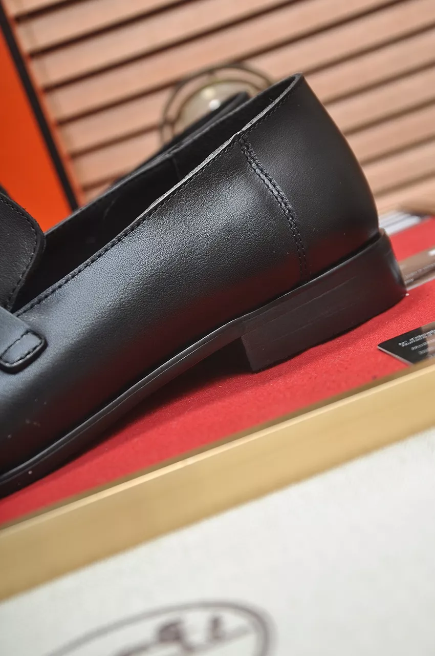 Hermes Leather Shoes For Men Durable 6036