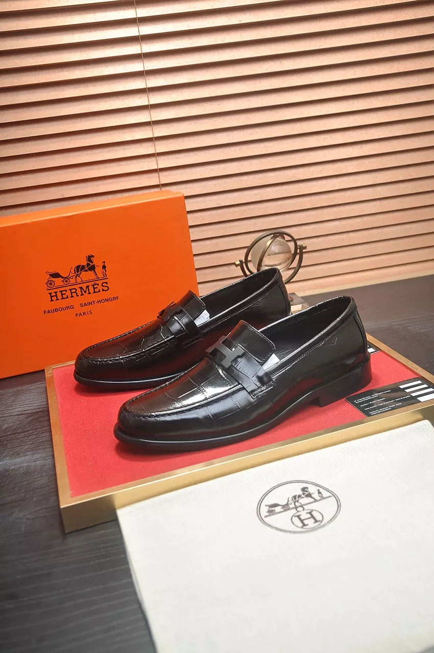 Hermes Leather Shoes For Men Functional 1408