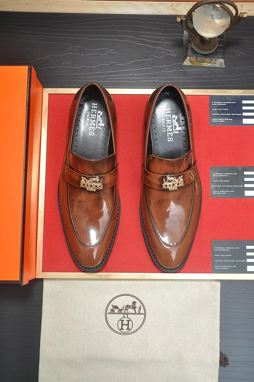 Hermes Leather Shoes For Men Functional 5898