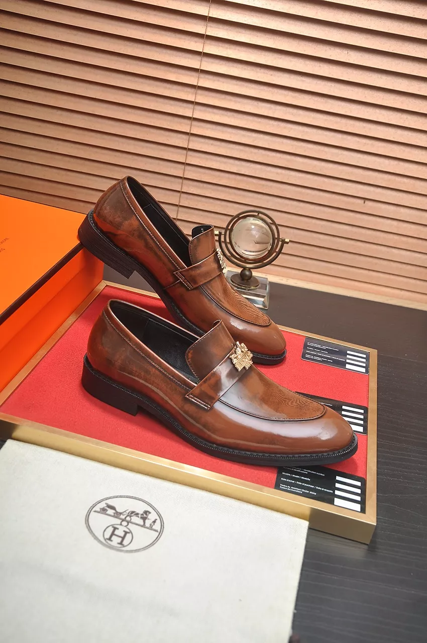 Hermes Leather Shoes For Men Functional 5898