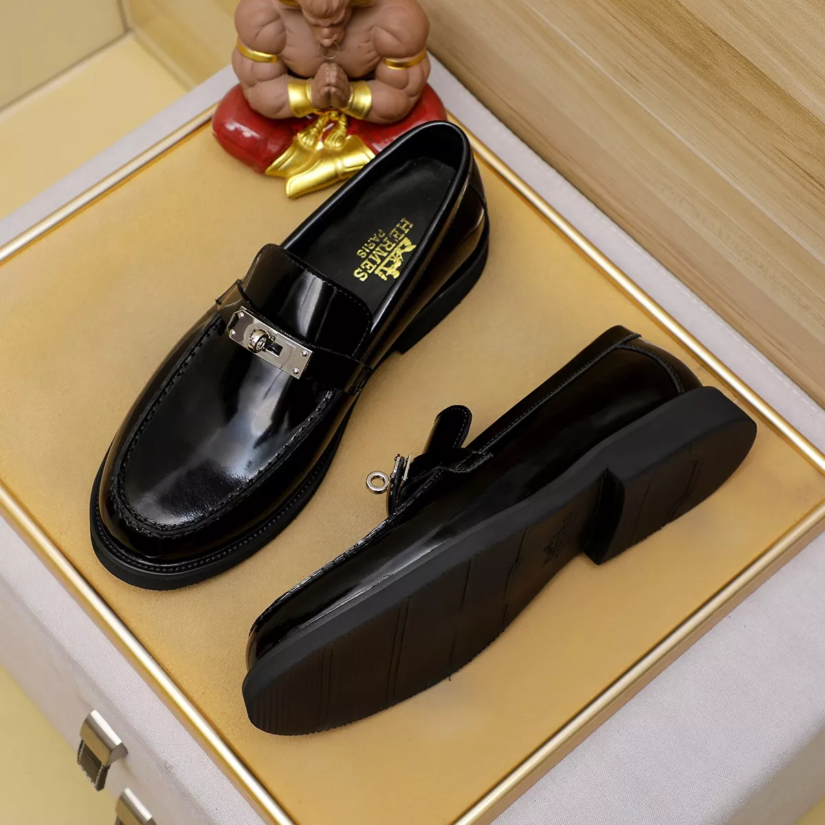 Hermes Leather Shoes For Men Practical 7401
