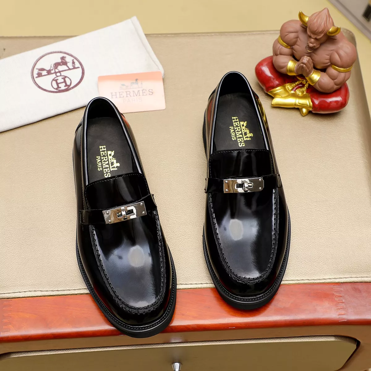 Hermes Leather Shoes For Men Practical 7401