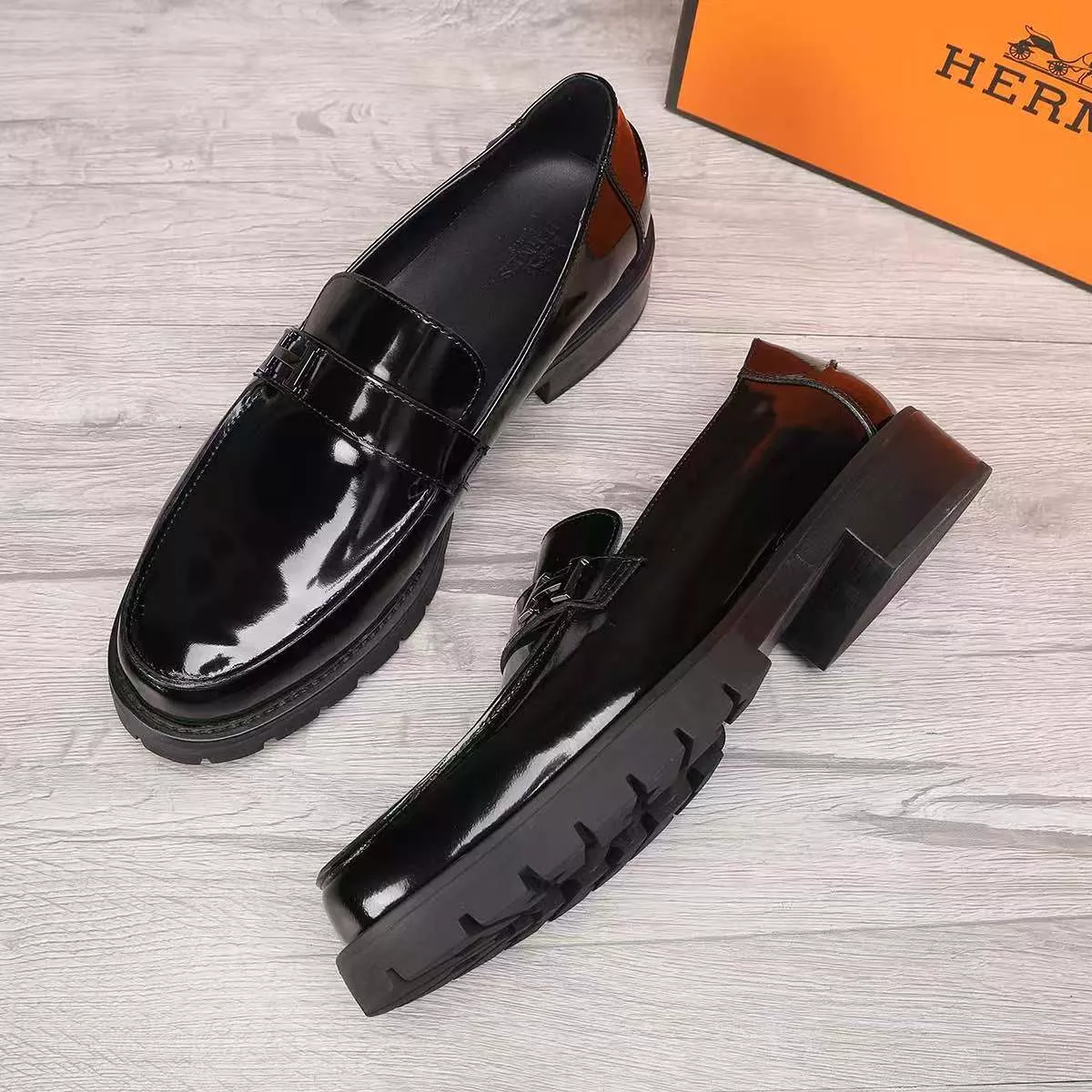 Hermes Leather Shoes For Men SmartChoice 5714