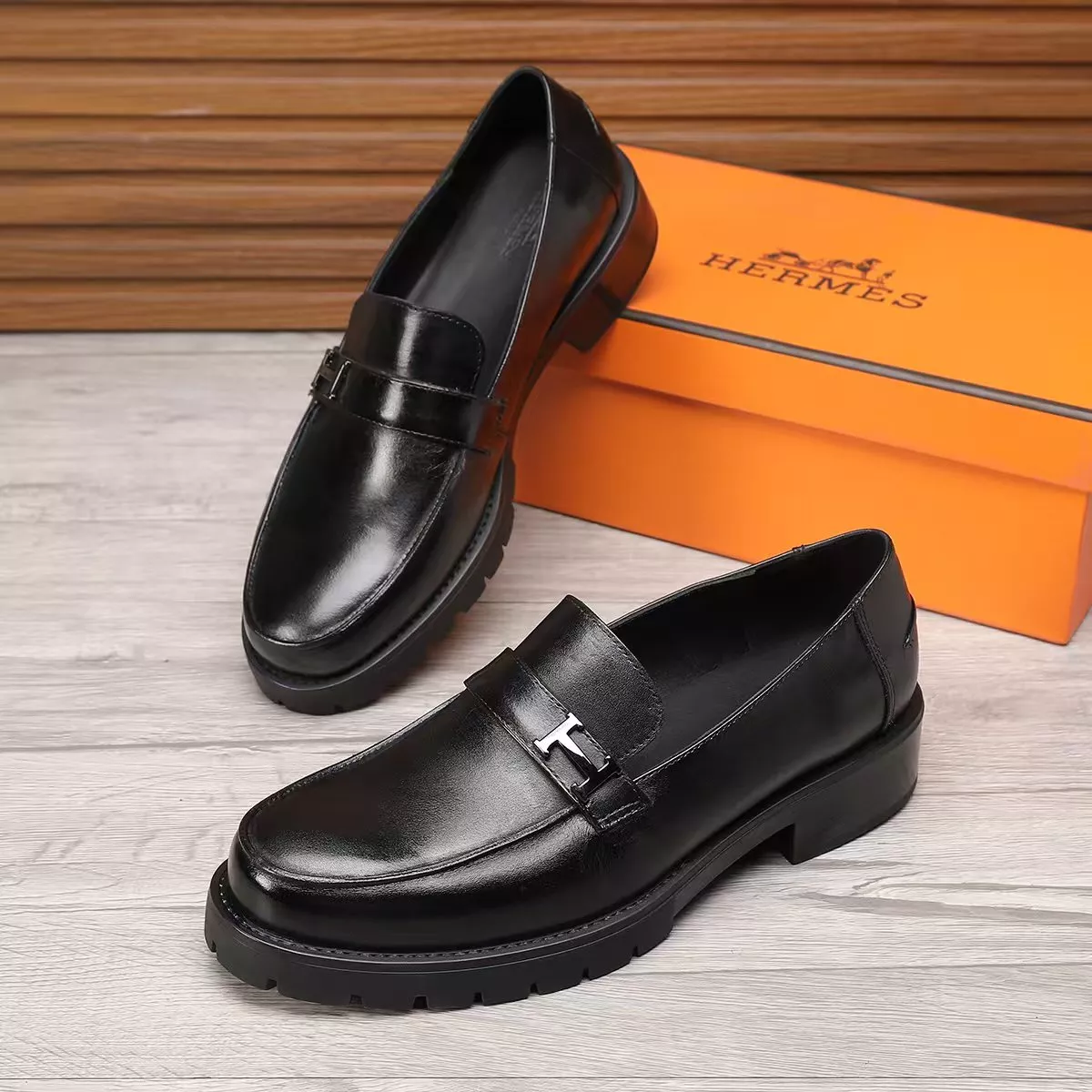 Hermes Leather Shoes For Men SmartChoice 7375
