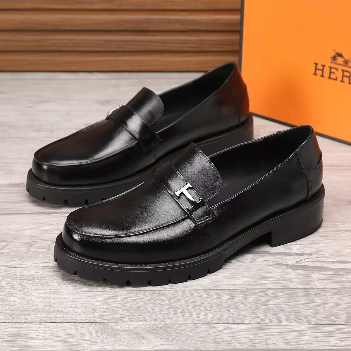 Hermes Leather Shoes For Men SmartChoice 7375
