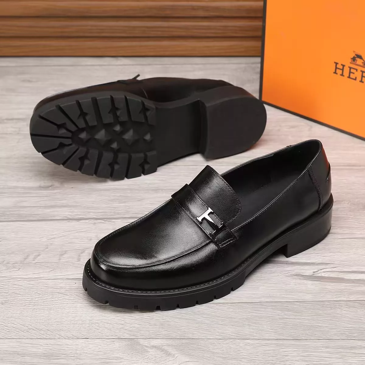 Hermes Leather Shoes For Men SmartChoice 7375