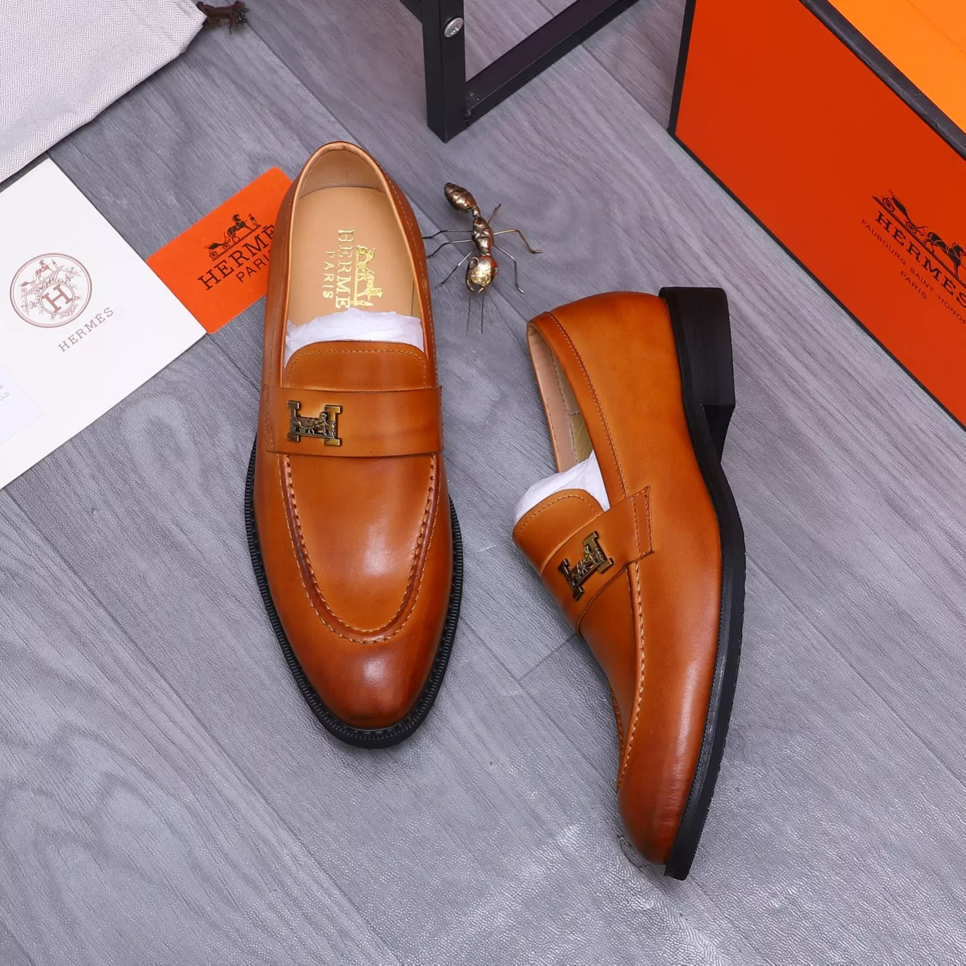 Hermes Leather Shoes For Men SmartChoice 7938