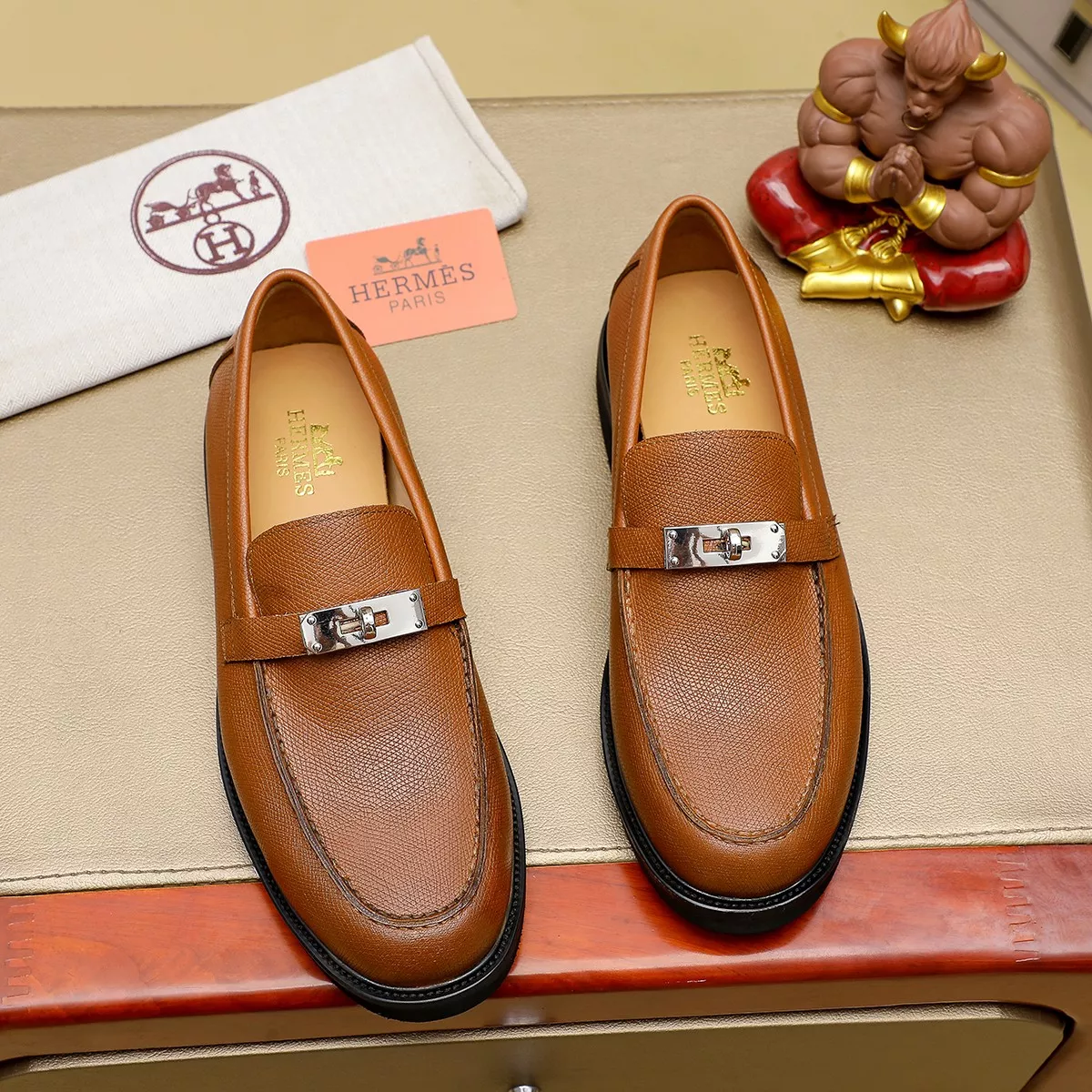 Hermes Leather Shoes For Men StreetReady 2193