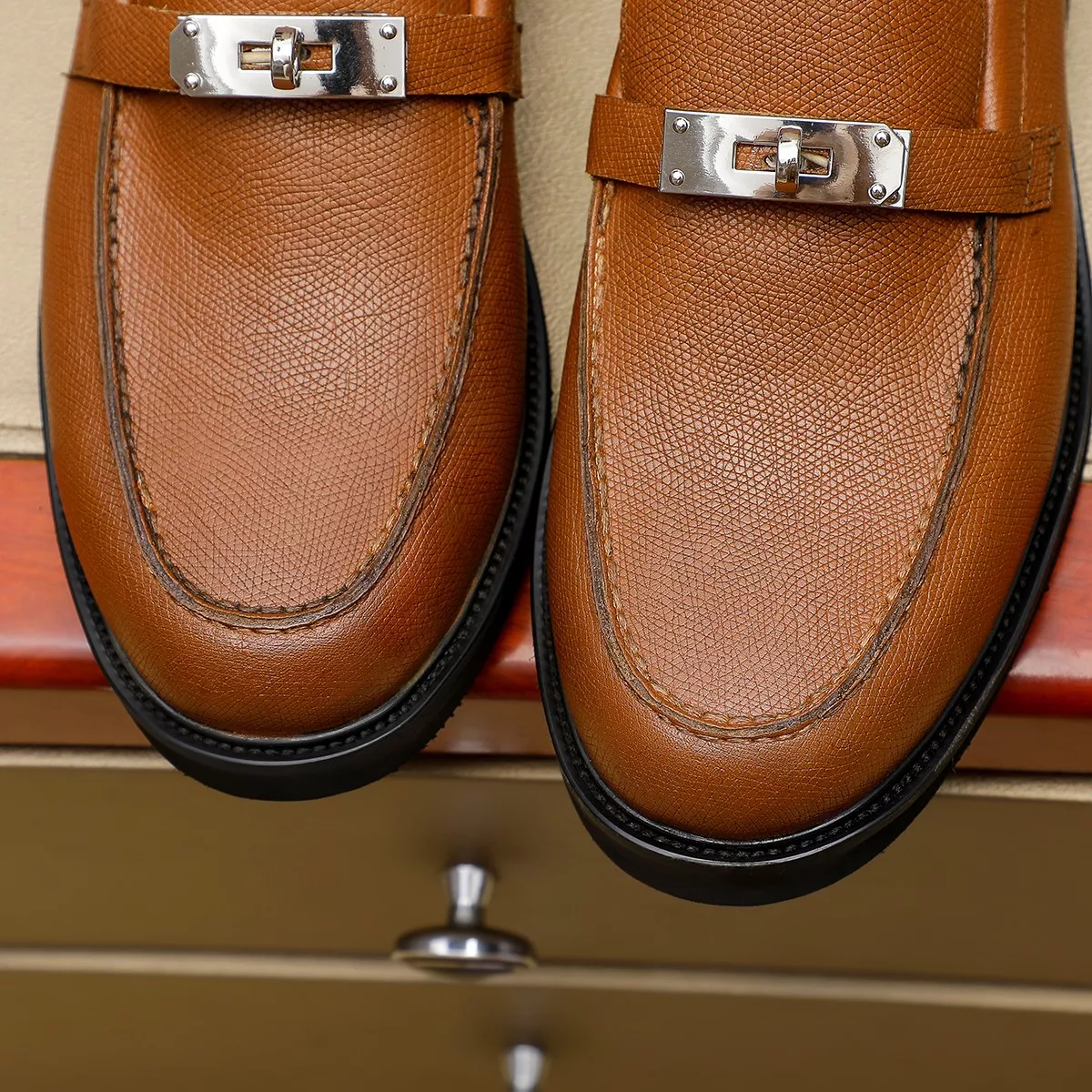Hermes Leather Shoes For Men StreetReady 2193