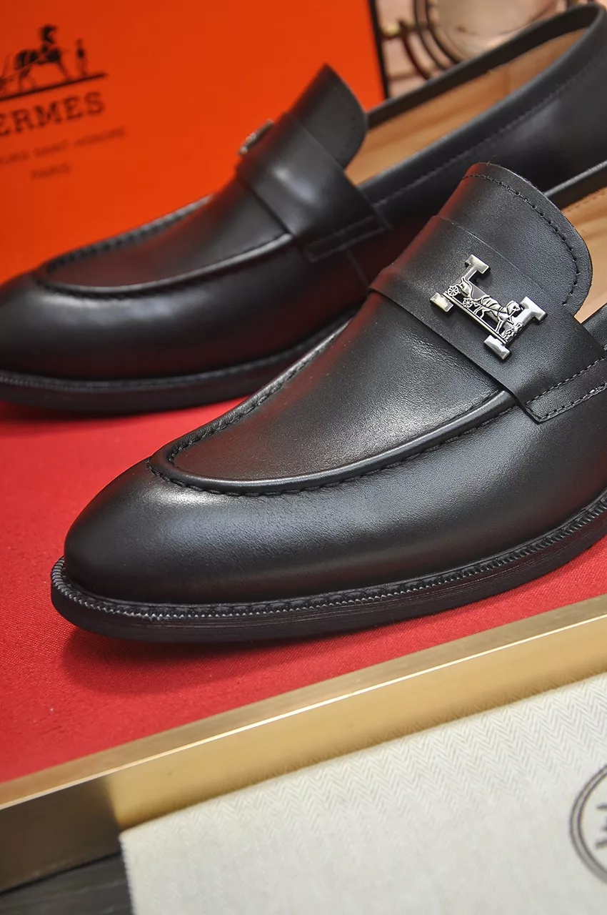 Hermes Leather Shoes For Men Trendy 8358