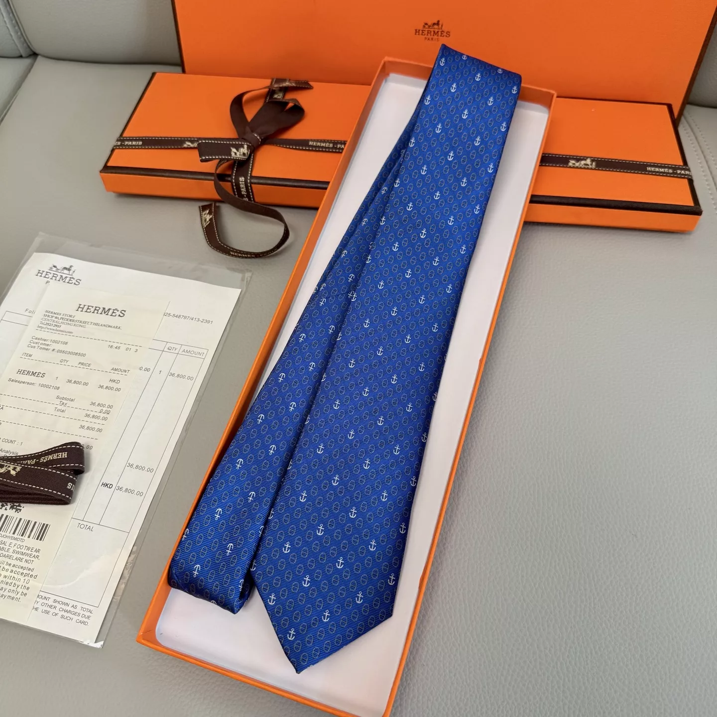 Hermes Necktie Durable 8604