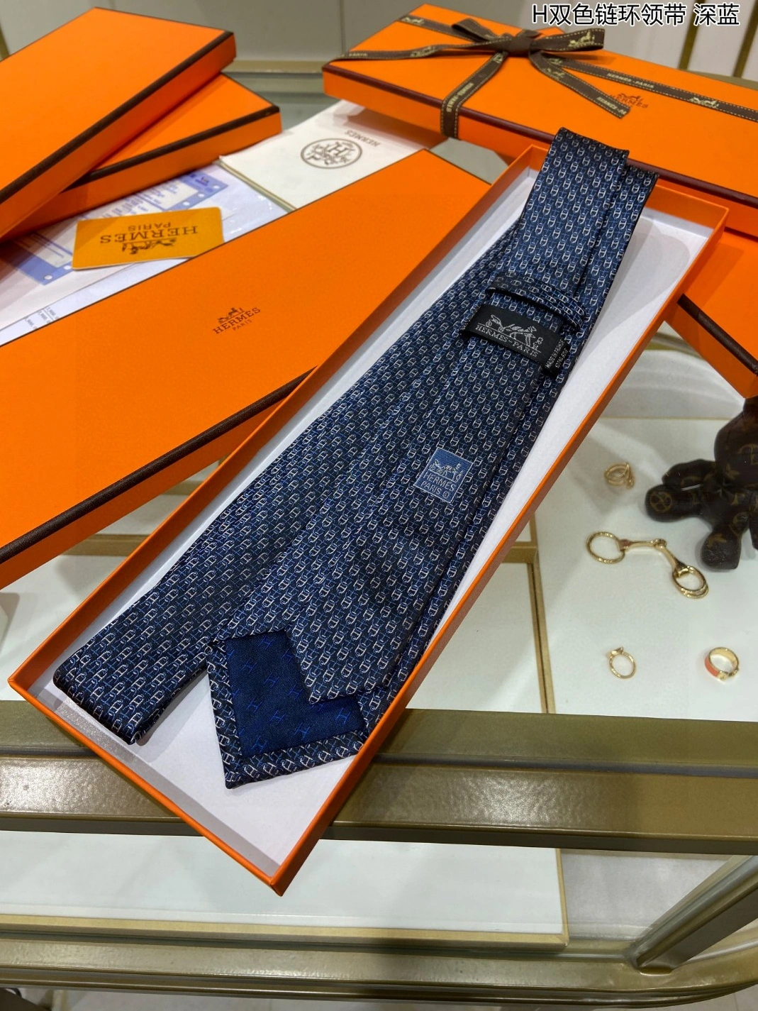 Hermes Necktie For Men Bright 4371